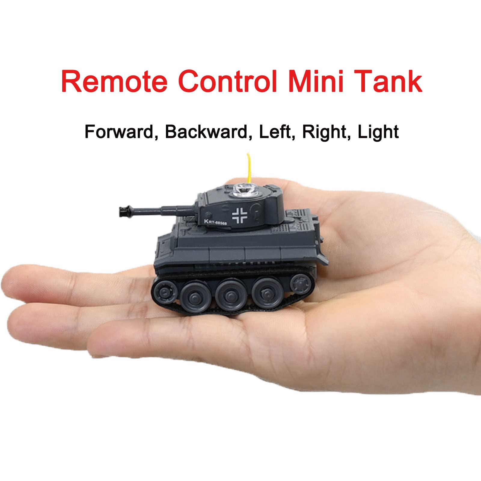 Amazon.com: Liated Mini German WW2 Tiger Battle Tank Gray RC 1/72