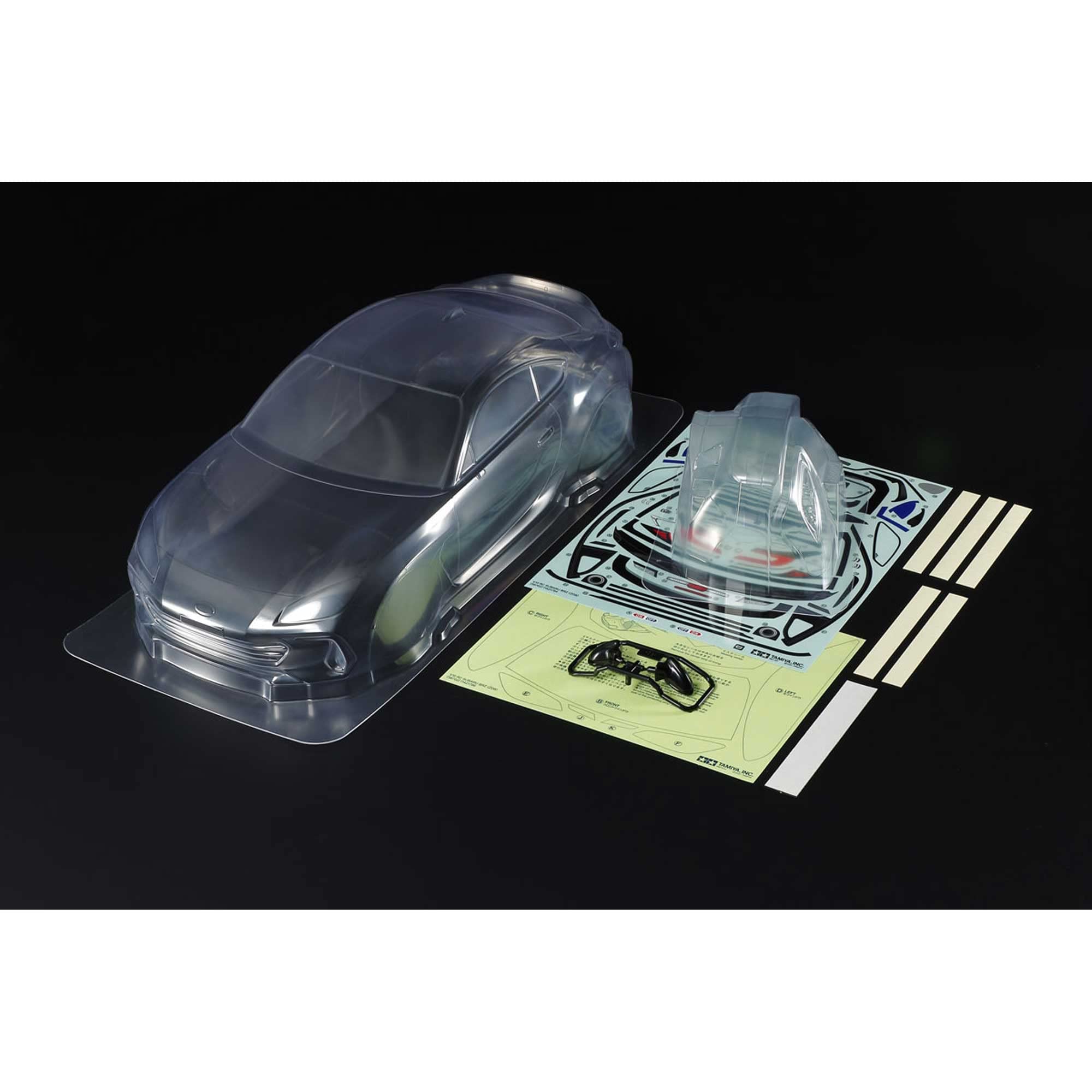 Amazon.com: TAMIYA 1/10 Scale RC Subaru BRZ ZD8 Body Parts Set
