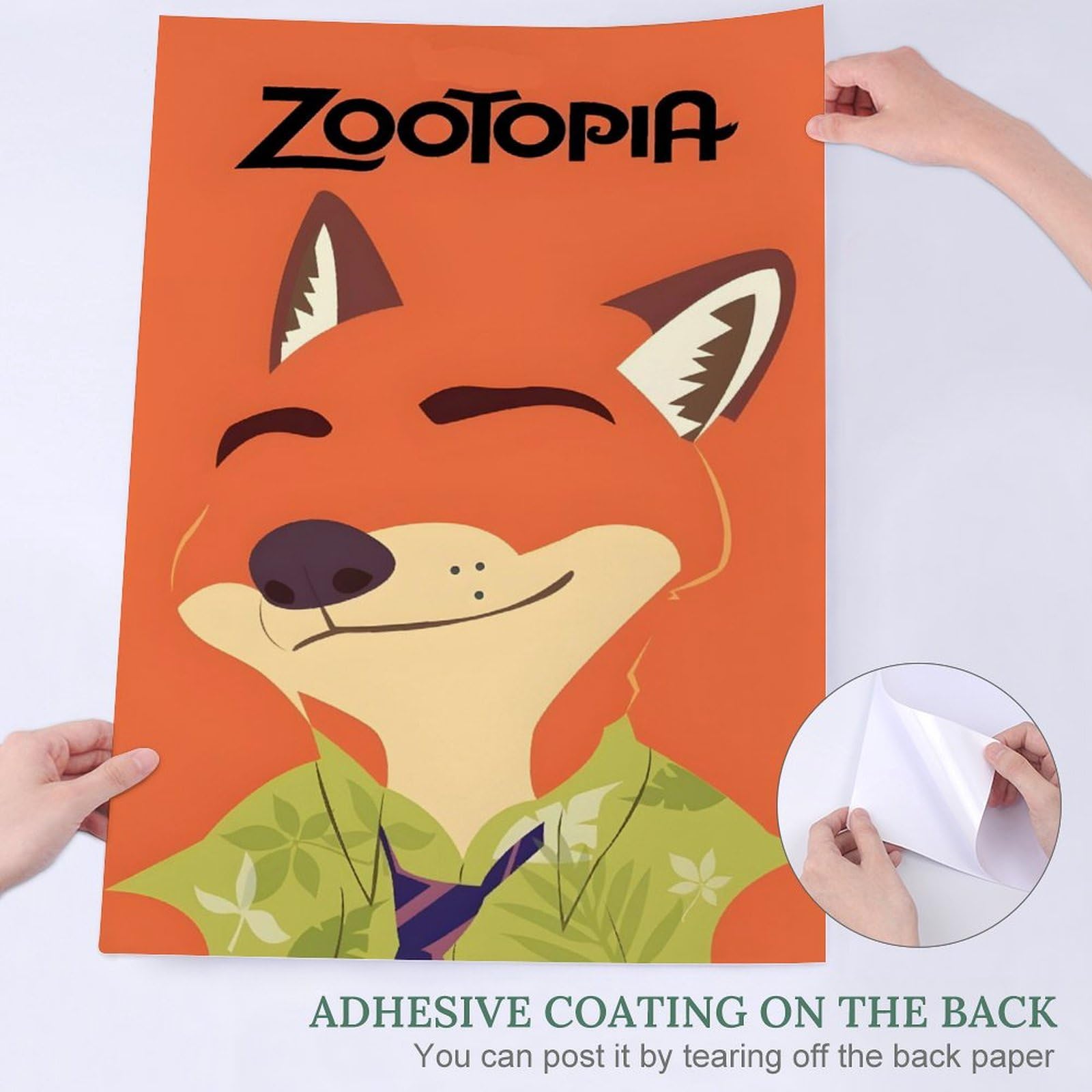 Amazon.co.jp: ズートピア ニック ポスター 絵画 インテリア 壁紙用