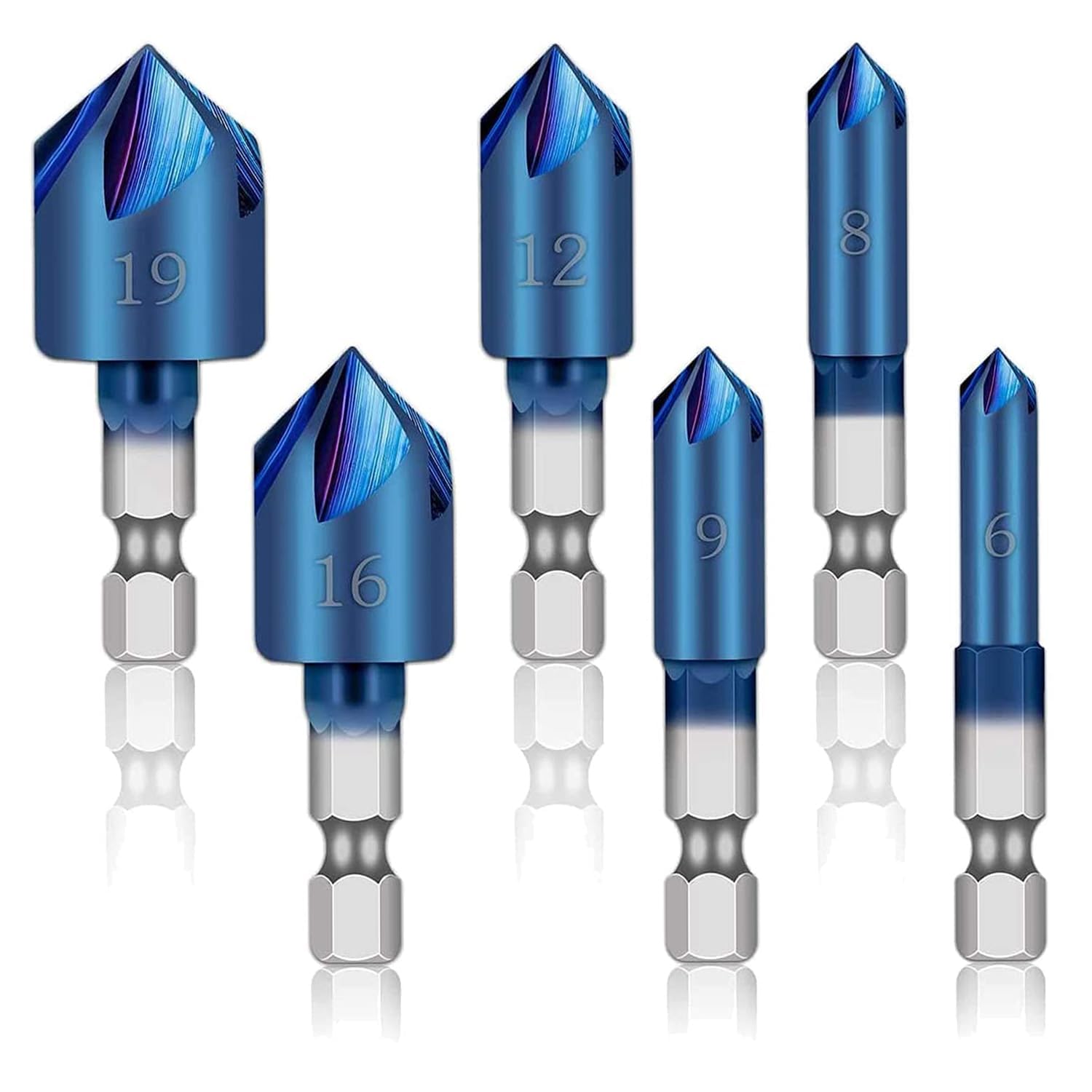 Amazon | YUENTOEN 皿取り錐ドリル ビット サイズ6mm 8mm 9mm 12mm