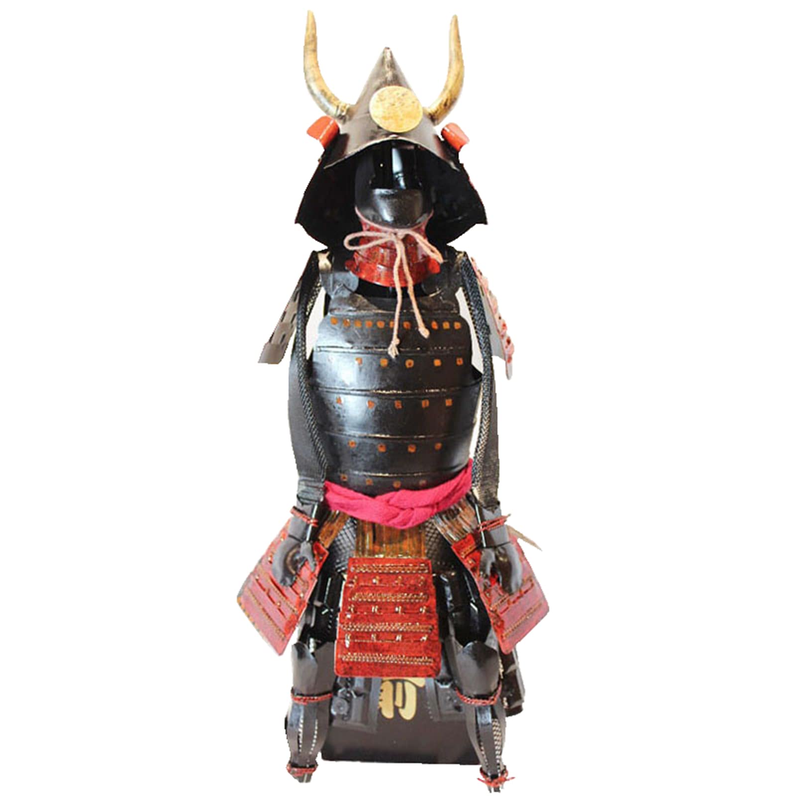 Amazon.co.jp: レトロな日本の甲冑侍モデル、ミニチュア黒田長政鎧