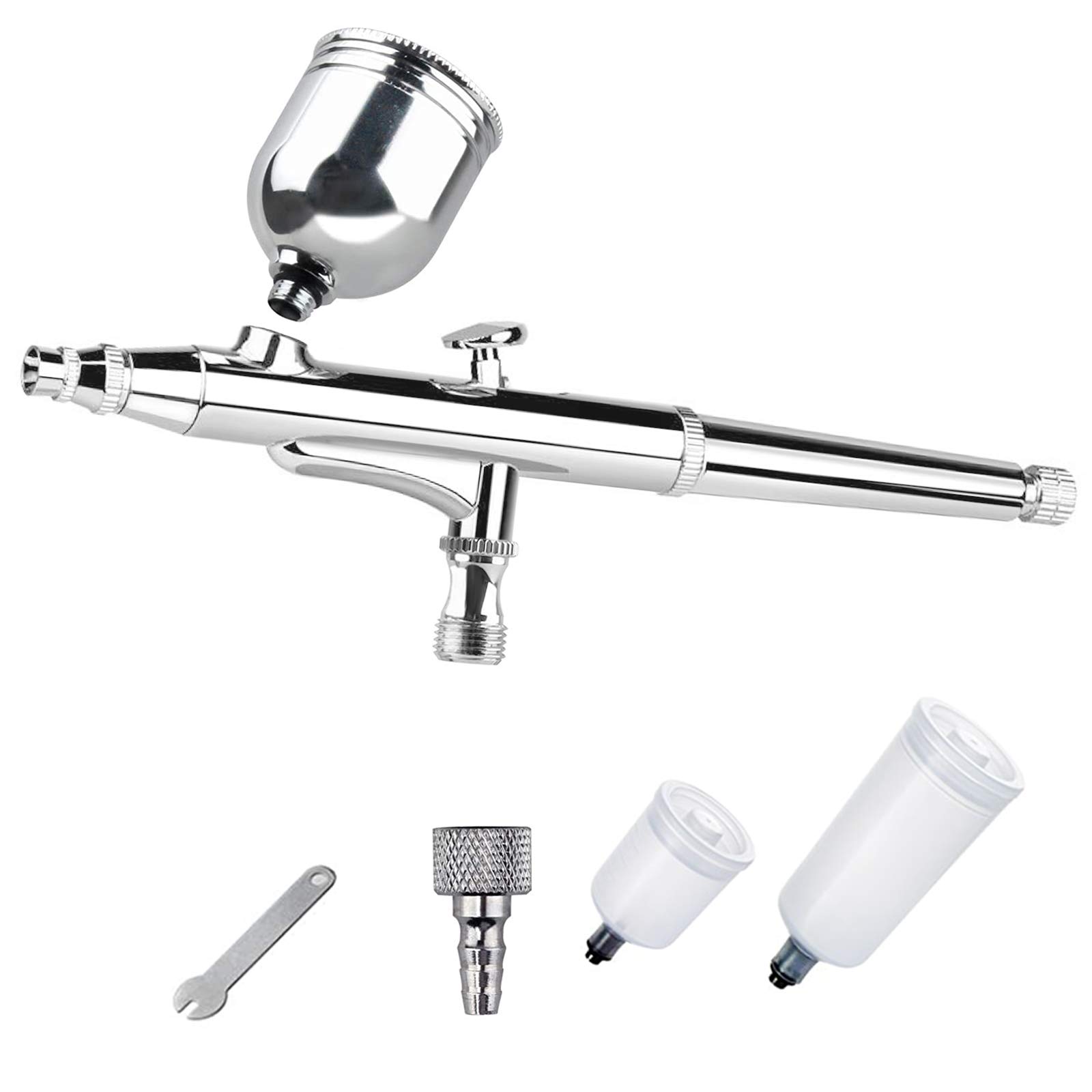 Amazon | Ausuc エアブラシ ダブルアクション 口径0.3mm 6cc 20cc 40cc