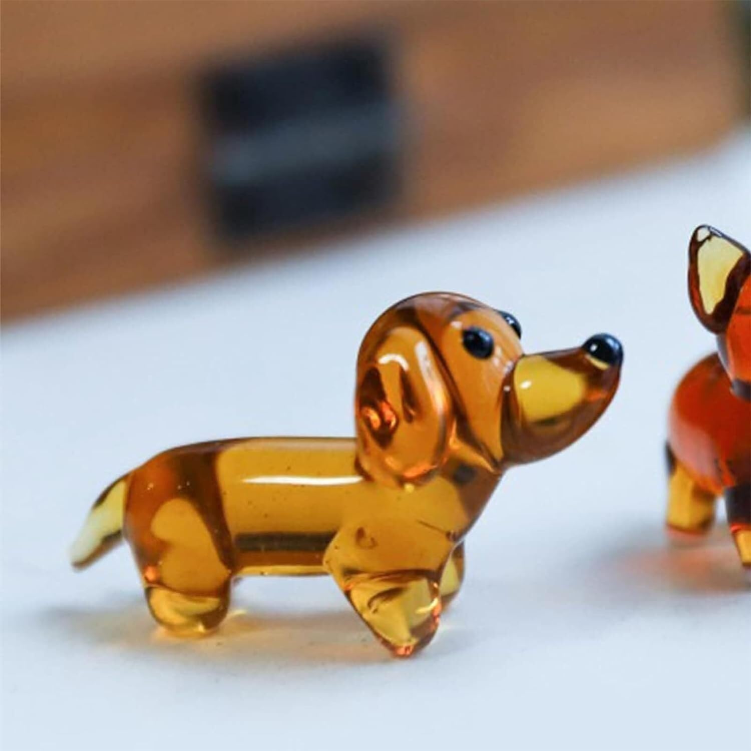 Amazon.co.jp: 1.6インチ 小さな手吹きガラスアート クリスタル