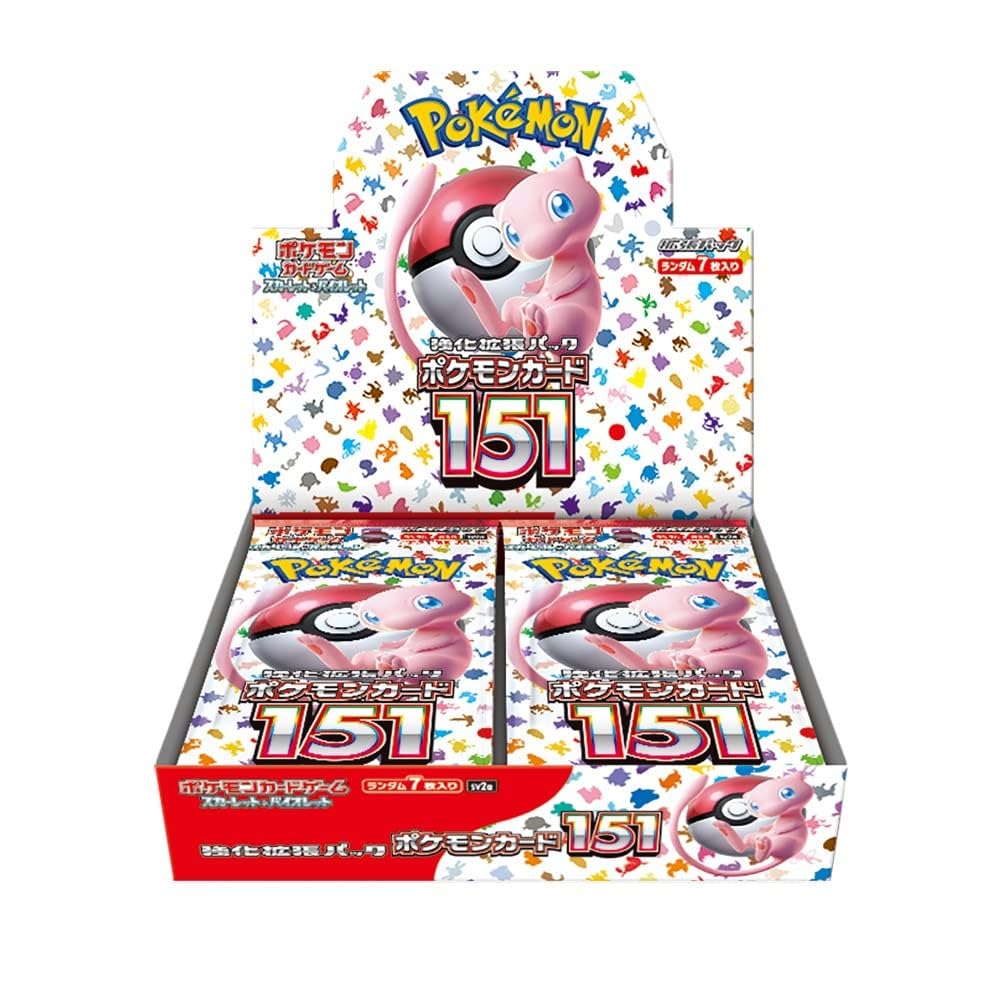 ポケモンカード151シュリンク付きbox