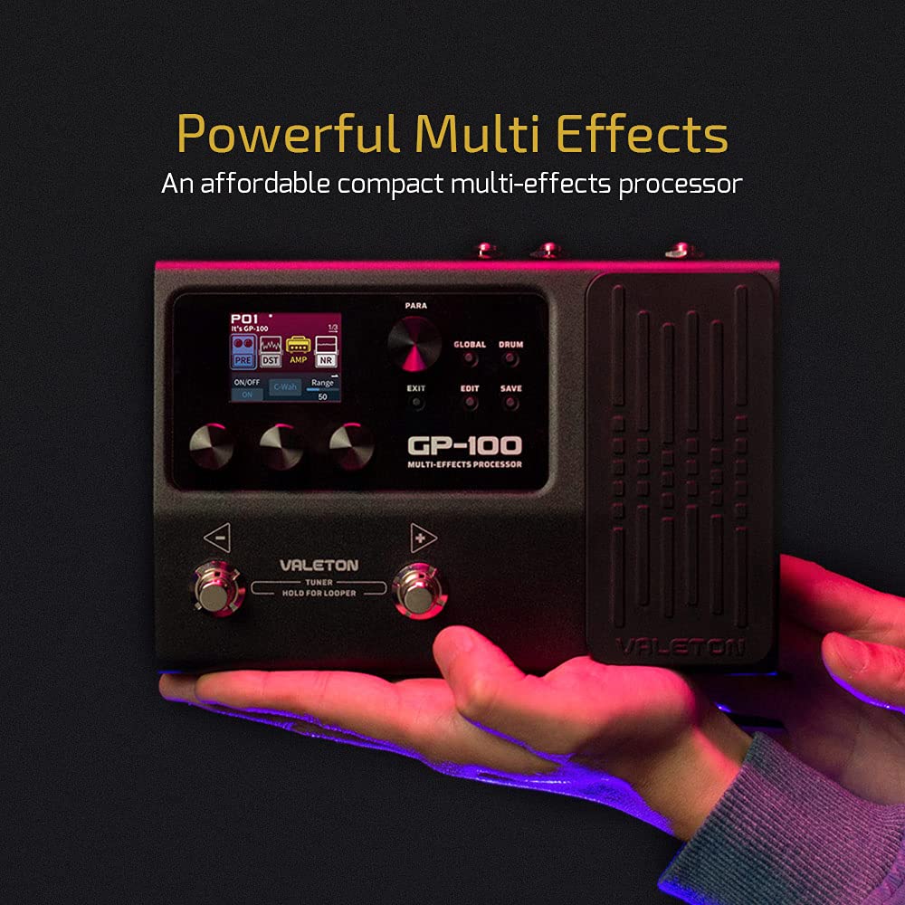 Amazon.co.jp: Valeton GP-100 ギター ベース シミュレーション