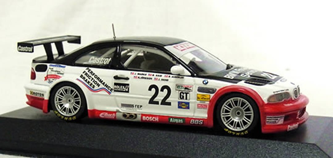 Amazon | ミニチャンプス 1/43 BMW M3 GTR 2004年 ALMS デイトナ24時間