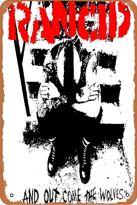 Amazon.co.jp: Rancid ポスター - Out Come the Wolves ビンテージ