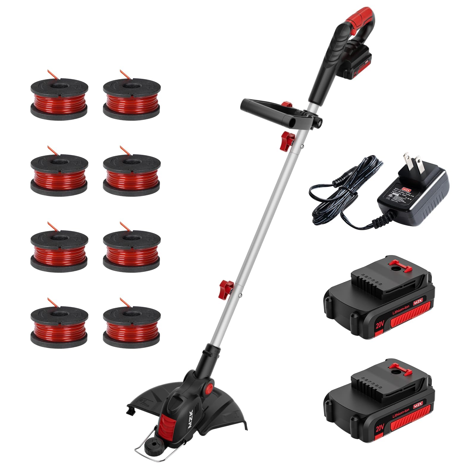 Amazon.com : MZK 20V 12'' Cordless String Trimmer, Grass