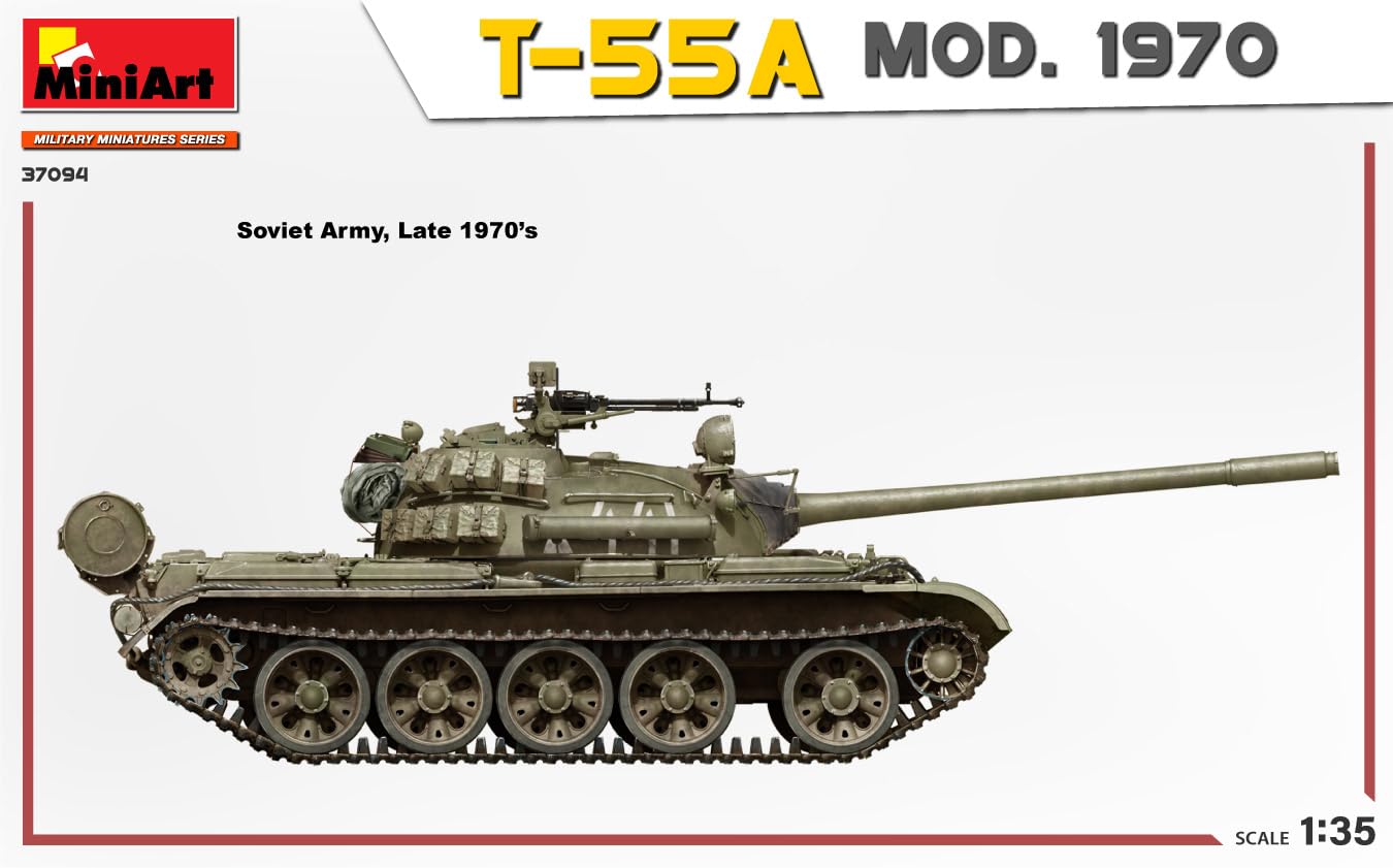 Amazon | ミニアート 1/35 ウガンダ軍 T-55A Mod.1970 フルインテリア