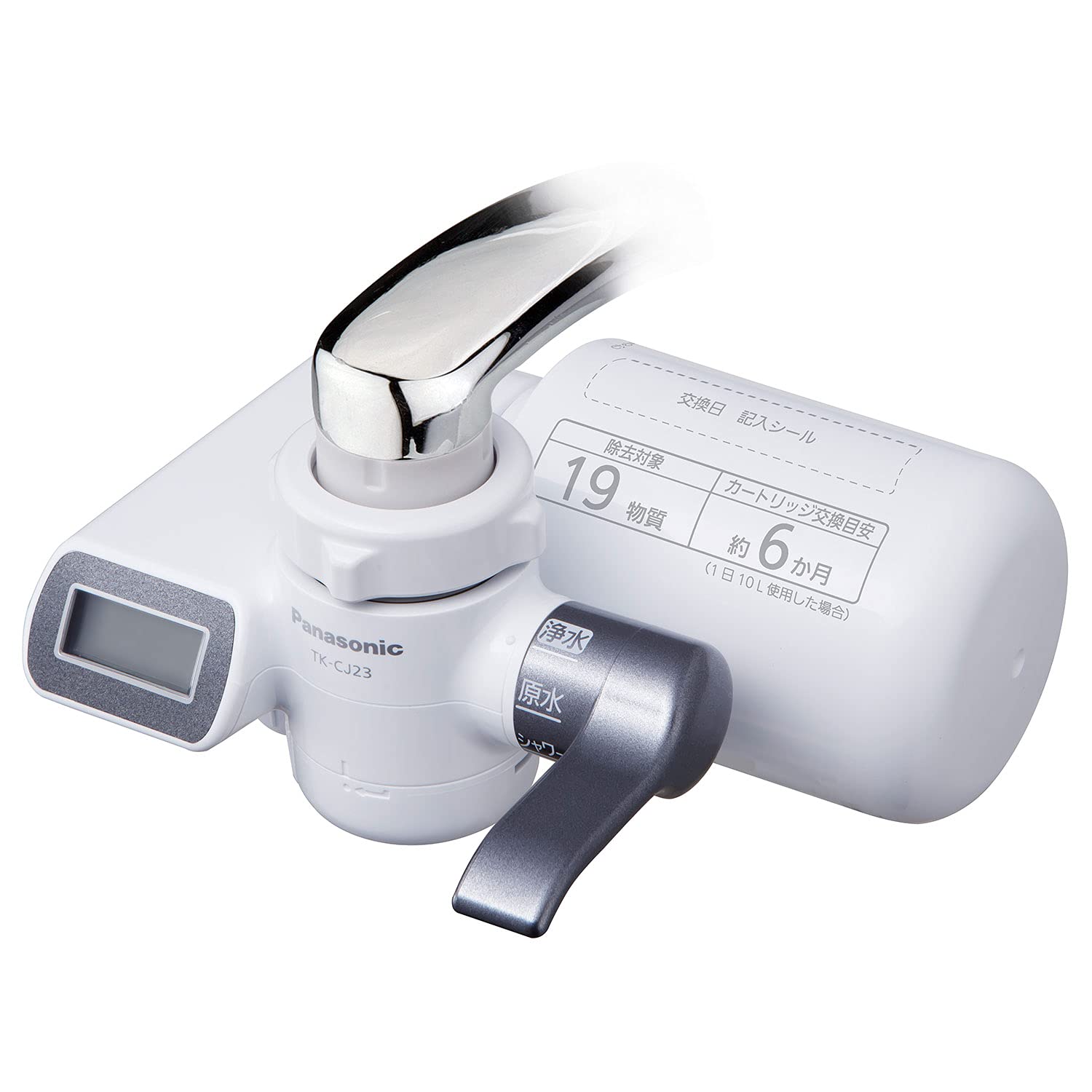Amazon.co.jp: パナソニック 浄水器 蛇口直結型 メタリックグレー TK