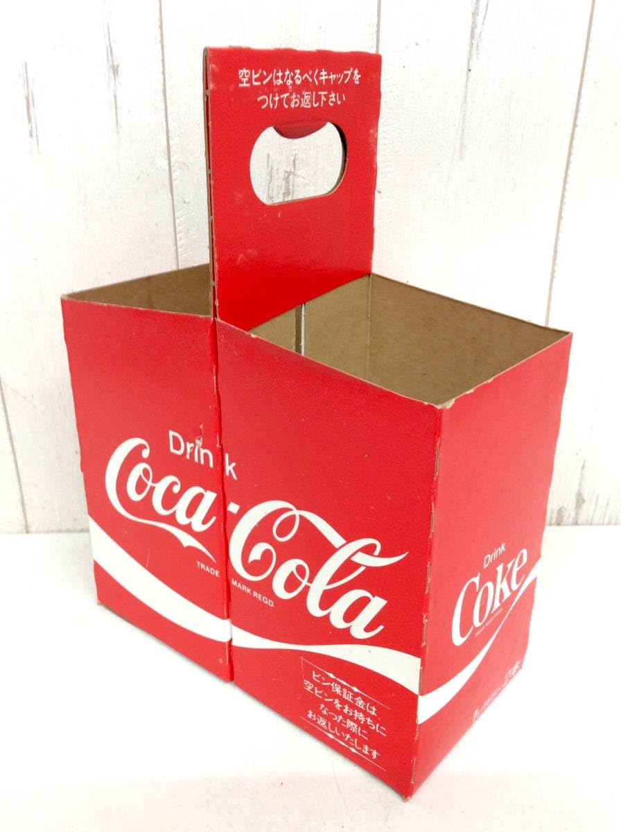 Amazon.co.jp: 昭和レトロ コーラ 紙製 ボトルケース 紙ケース 1