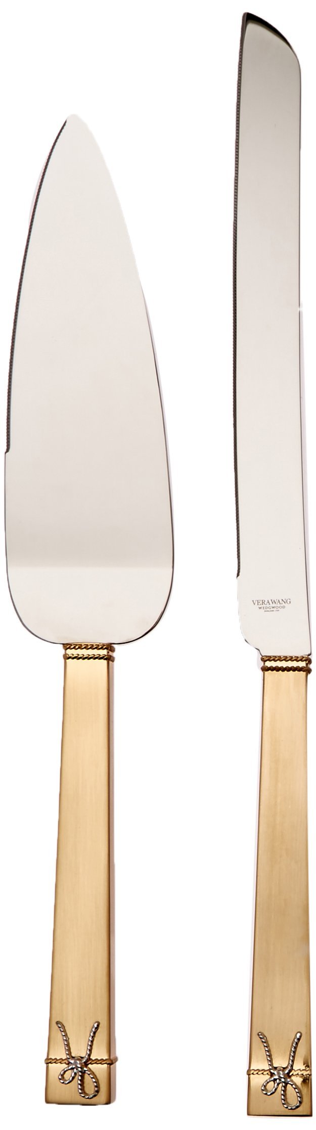 Amazon｜Wedgwood Vera Wang Love Knots ケーキナイフとサーバーセット