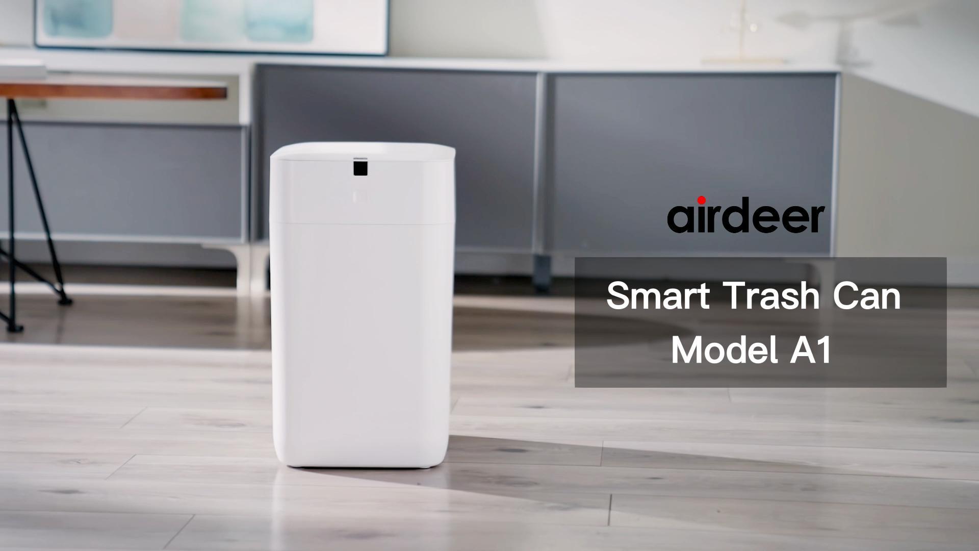 Amazon｜Airdeer 全自動ゴミ箱 自動梱包 自動開閉 15L 電動ゴミ箱