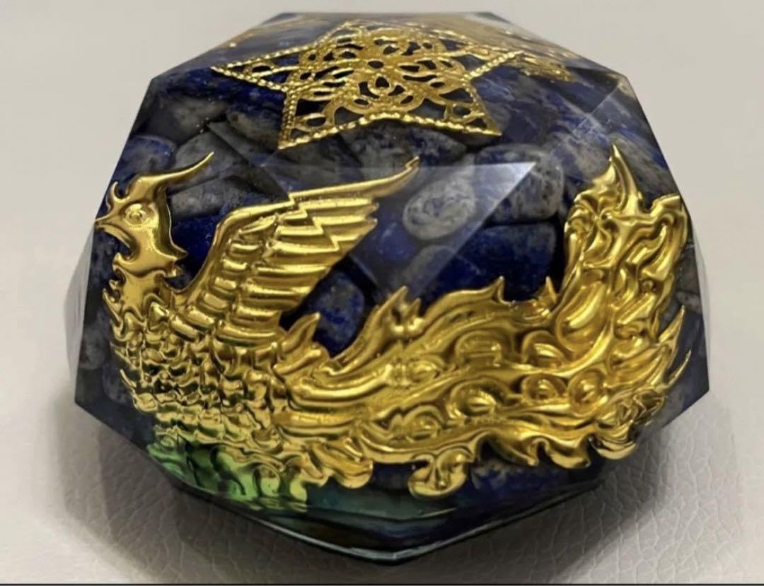 Amazon.co.jp: 金運財運上昇～パワーUP金龍＆鳳凰龍体文字フトマニ図