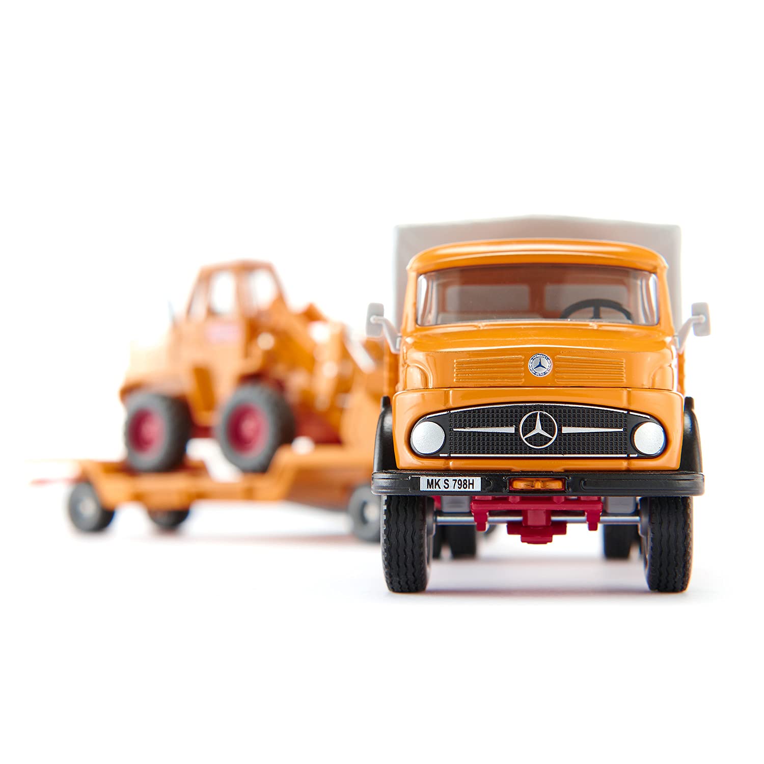 siku 4117, Mercedes-Benz 710 with Wheel Loader Kramer 411 Bölling