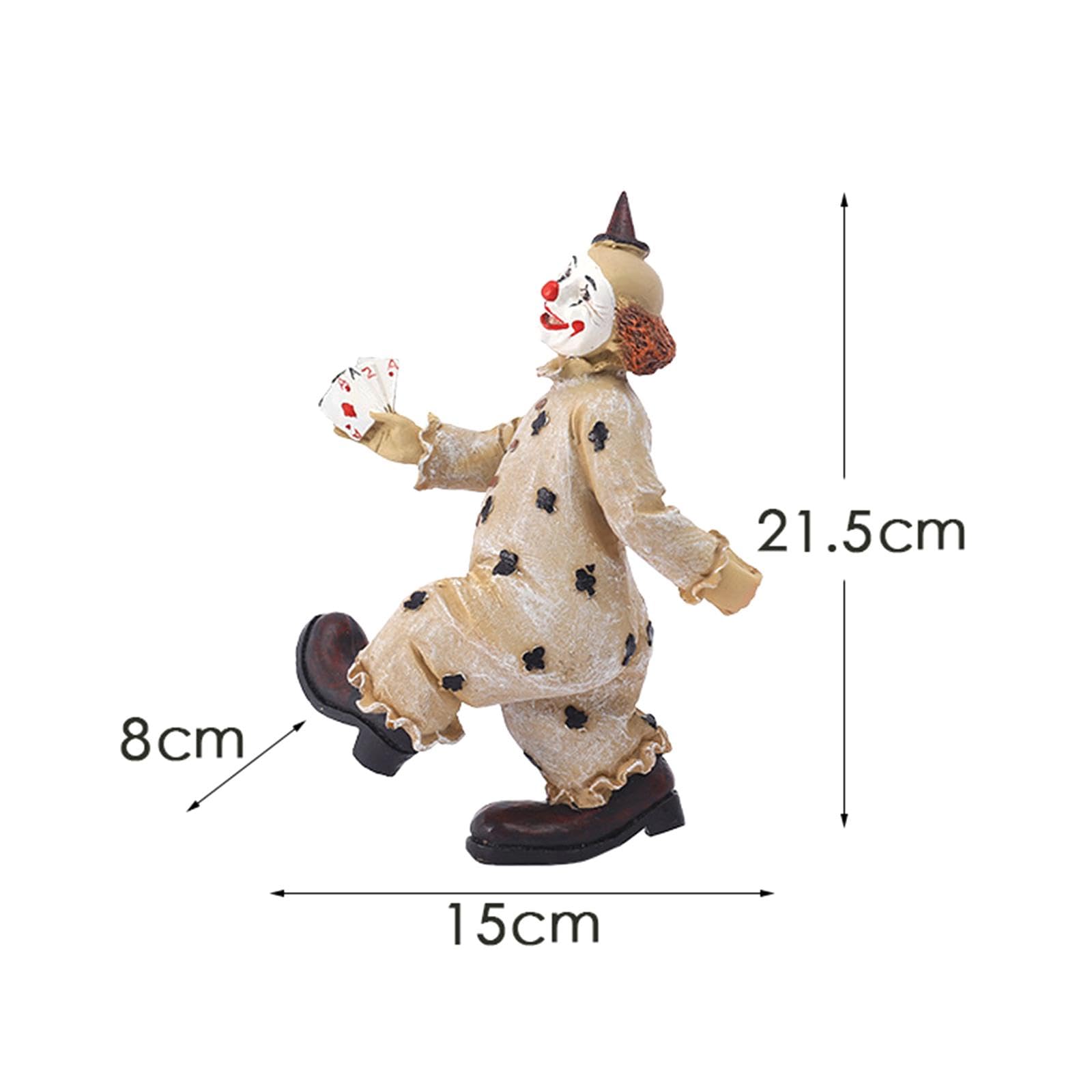 Amazon.co.jp: DeeRace ピエロの置物 ピエロ像 クリエイティブ グッズ