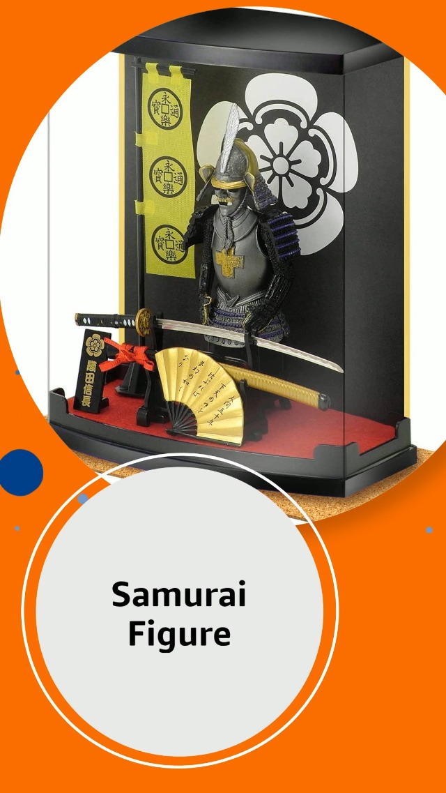 Amazon.com: Samurai Figure, Japan Samurai Armor for Kansuke