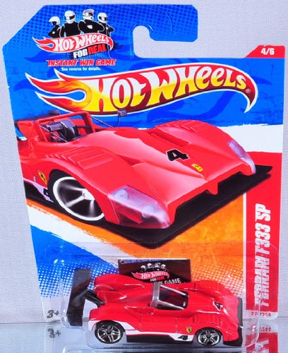 Amazon.com: Hot Wheels Ferrari F333 SP, 4/6, Thrill Racers
