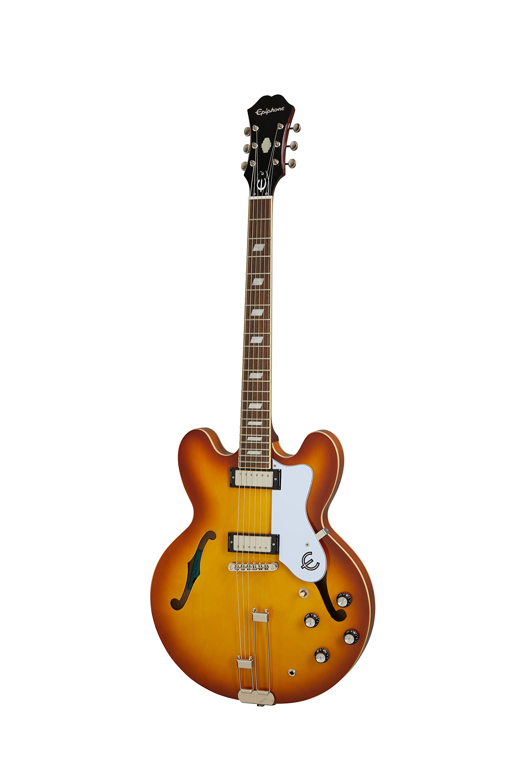 Amazon.com: Epiphone Riviera Semi Hollowbody Archtop, Royal Tan