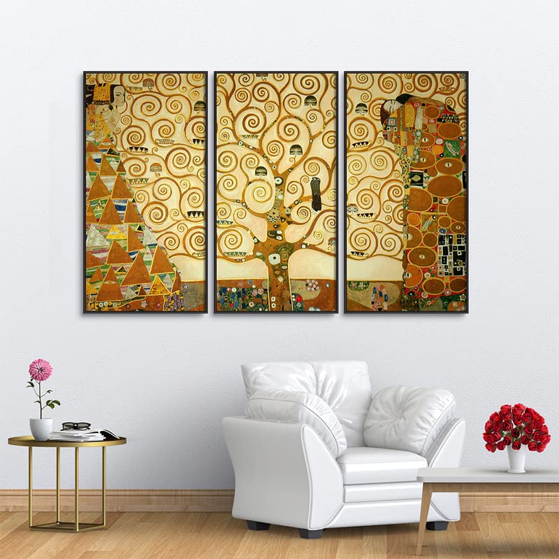 Amazon.co.jp: クリムト アートパネル 3枚セット 飾り絵 Gustav Klimt