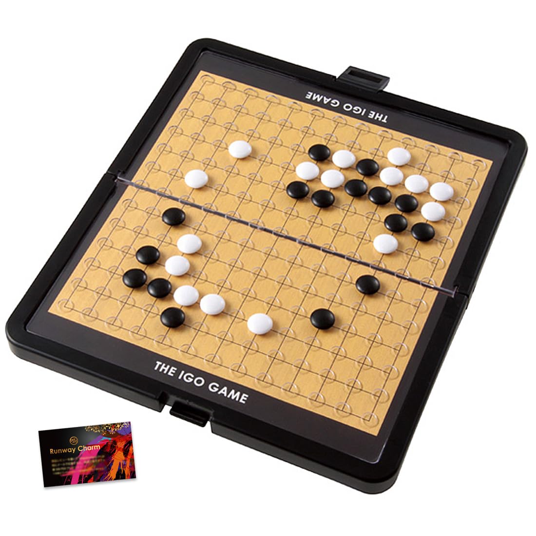 Amazon | 囲碁 囲碁盤 セット 碁石 囲碁セット 碁盤 五目並べ 棋譜並べ