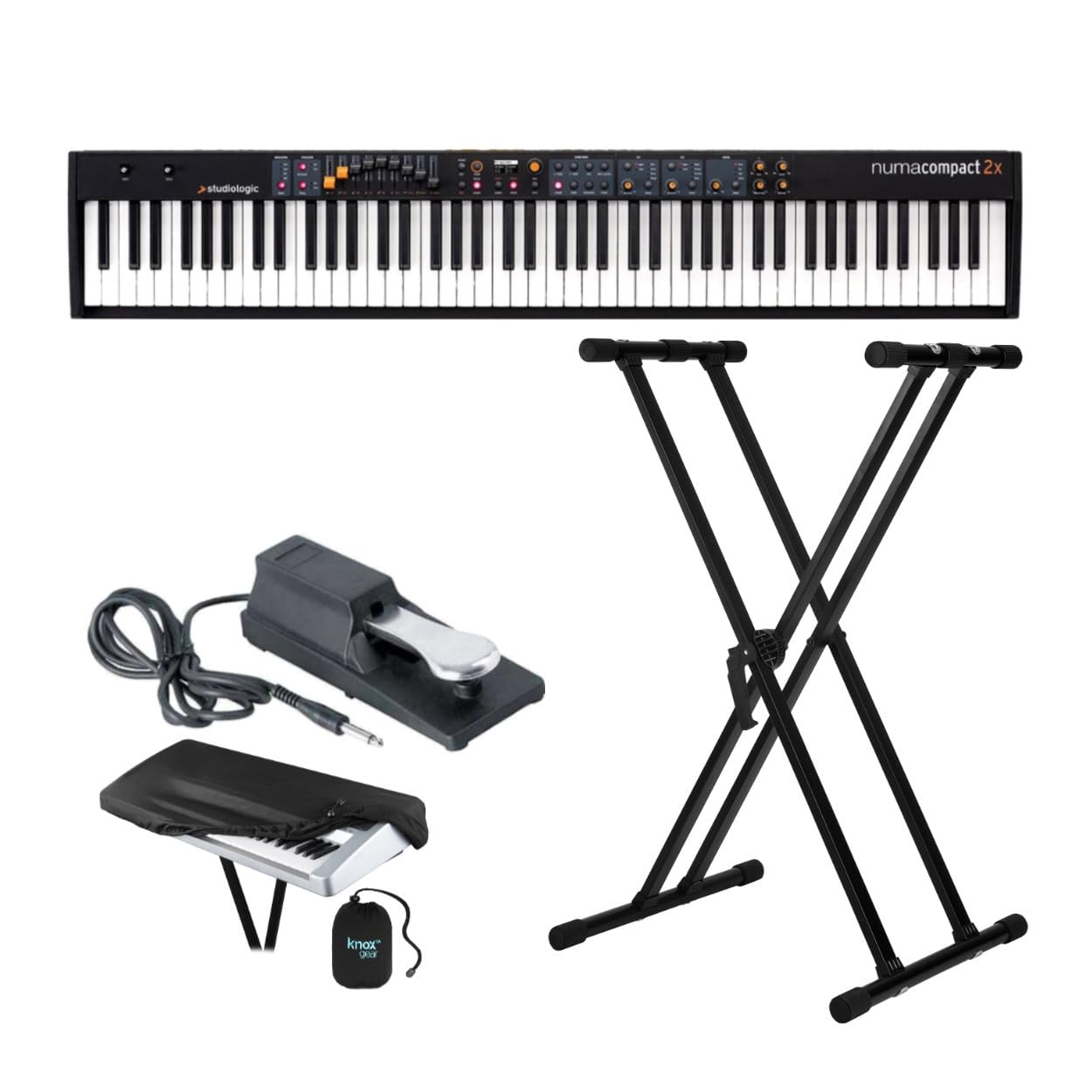 Amazon | Studiologic Numa Compact 2x 88キー セミウェイトキーボード