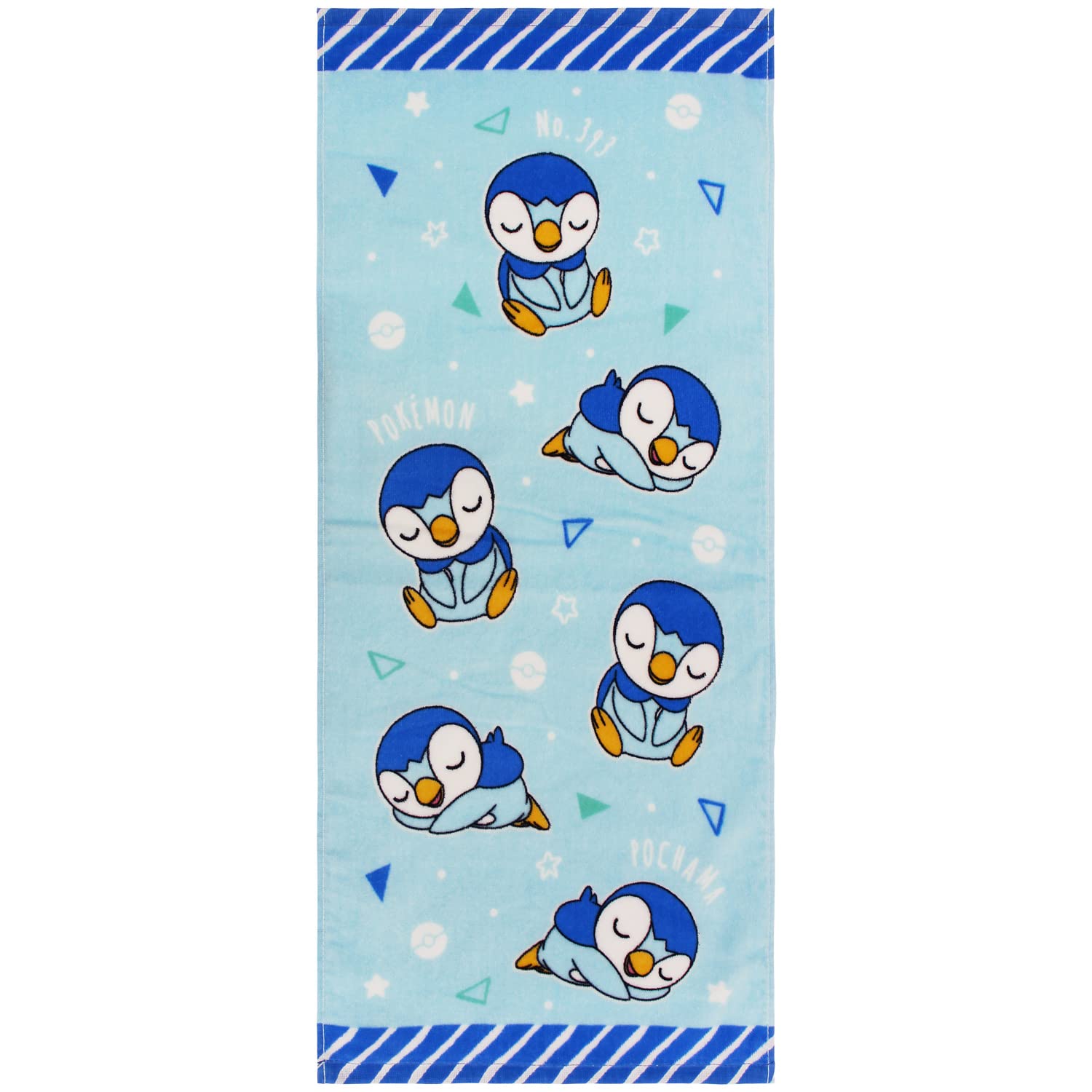 Amazon｜林(Hayashi) フェイスタオル ブルー 約34×80cm ポケモン M4833