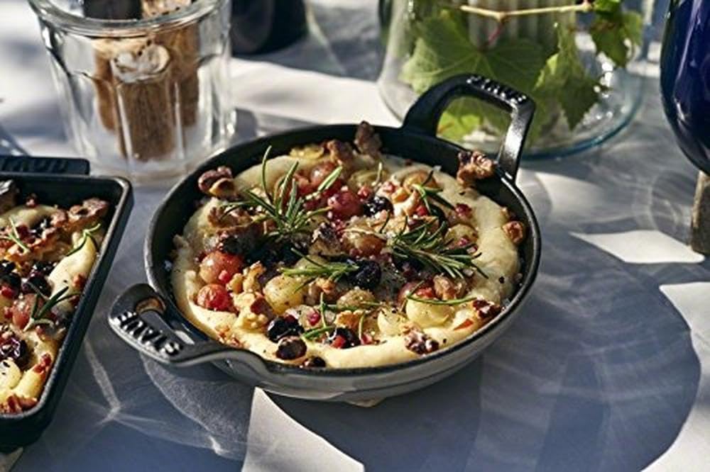 Amazon｜staub ストウブ 「 ラウンド スタッカブル ディッシュ グレー