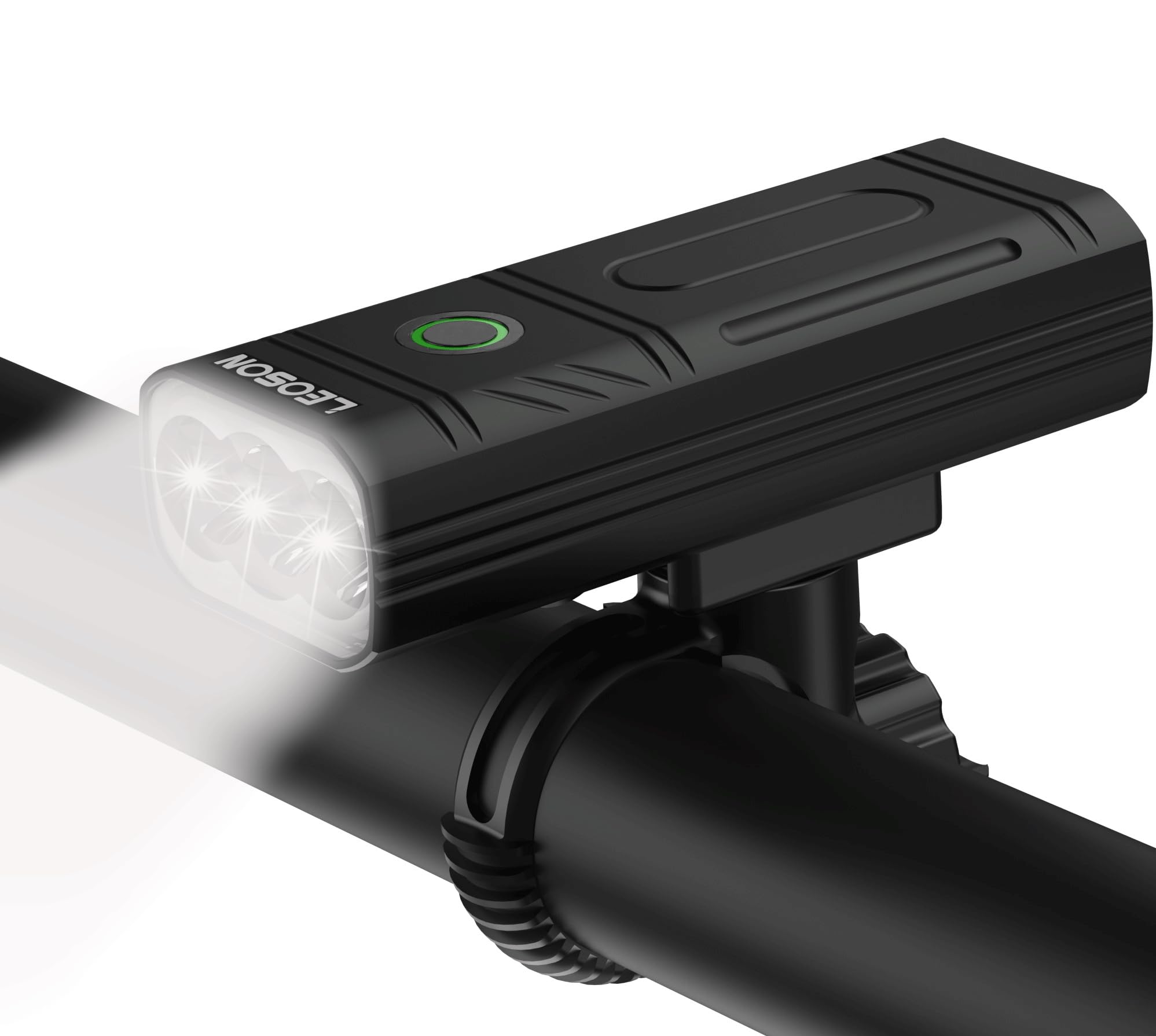 Amazon | LEOSON 自転車 ライト 大容量6400mAh 高輝度1200ルーメン