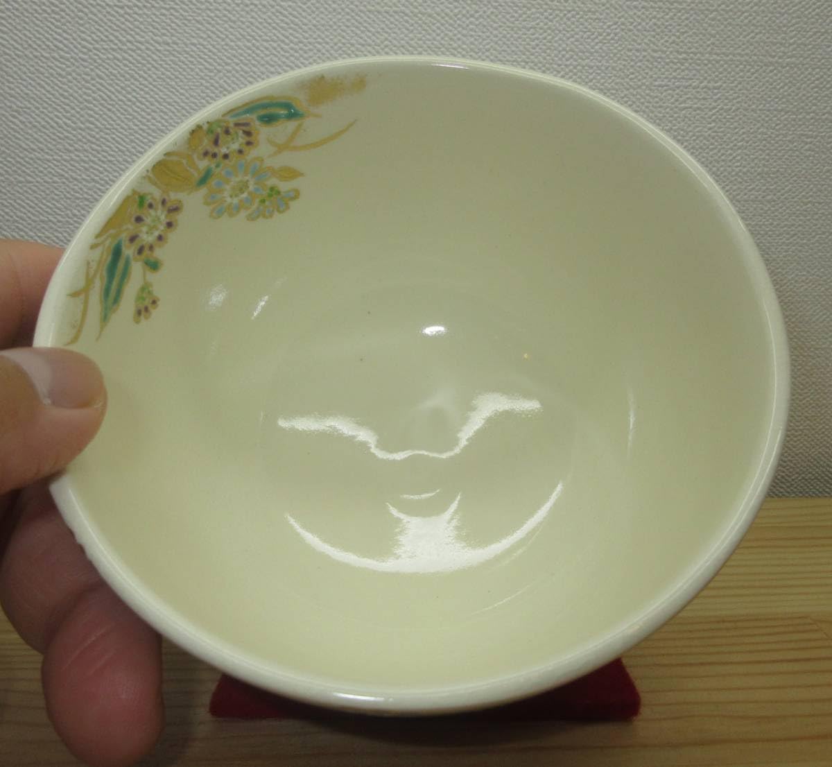 Amazon.co.jp: 逢絢亭茶道具 茶碗 京焼 仁清 都忘れの図 文月和香 共