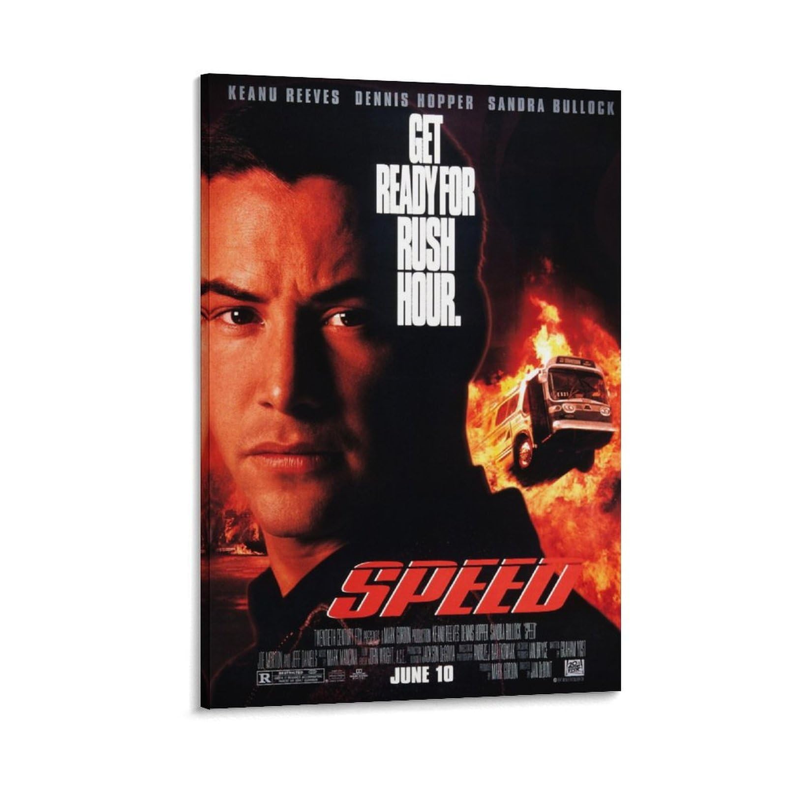 Amazon.co.jp: Speedスピード映画ポスターキアヌリーブスデニス