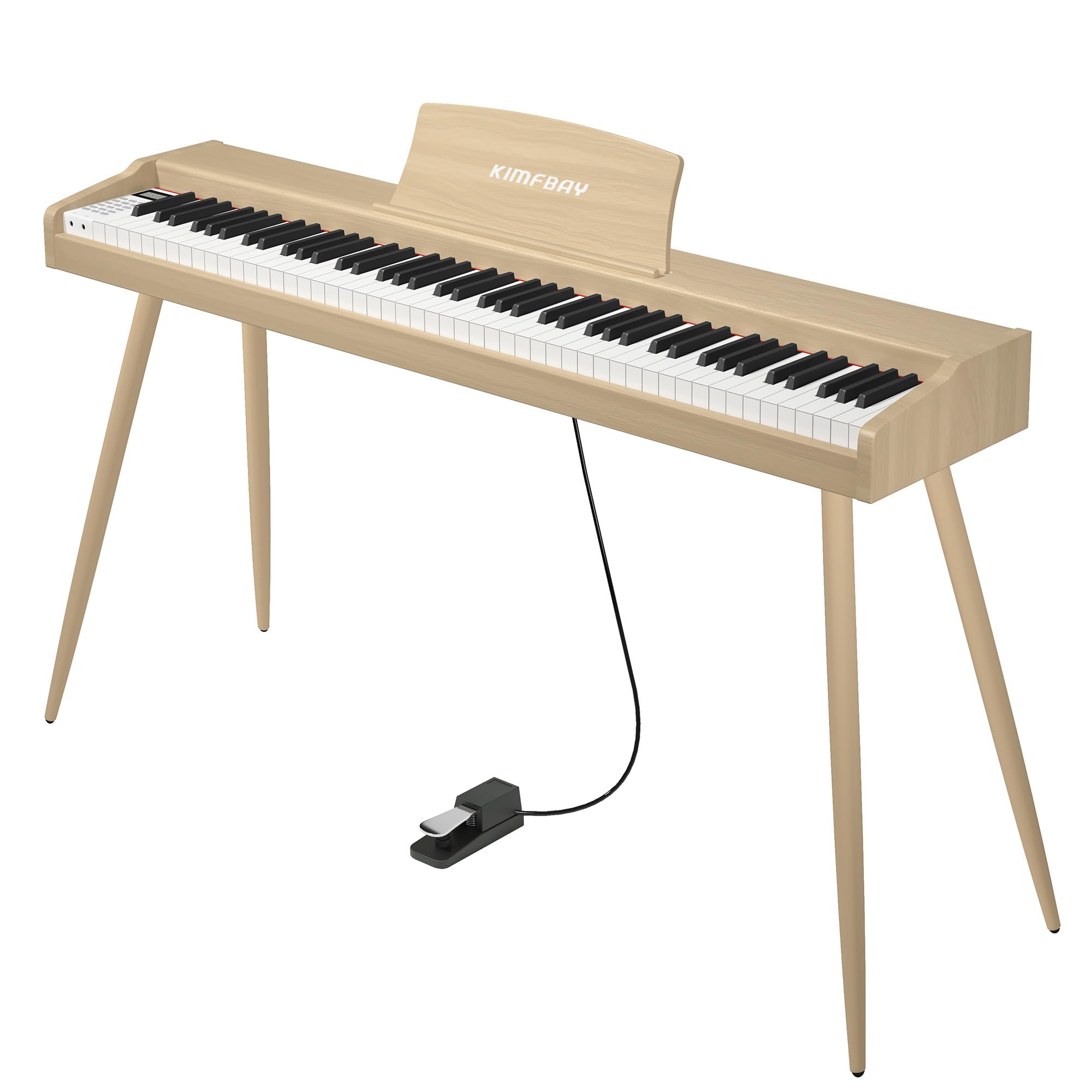 Amazon | KIMFBAY 電子ピアノ 88鍵盤 木製 電子 ピアノ 88鍵 Digital