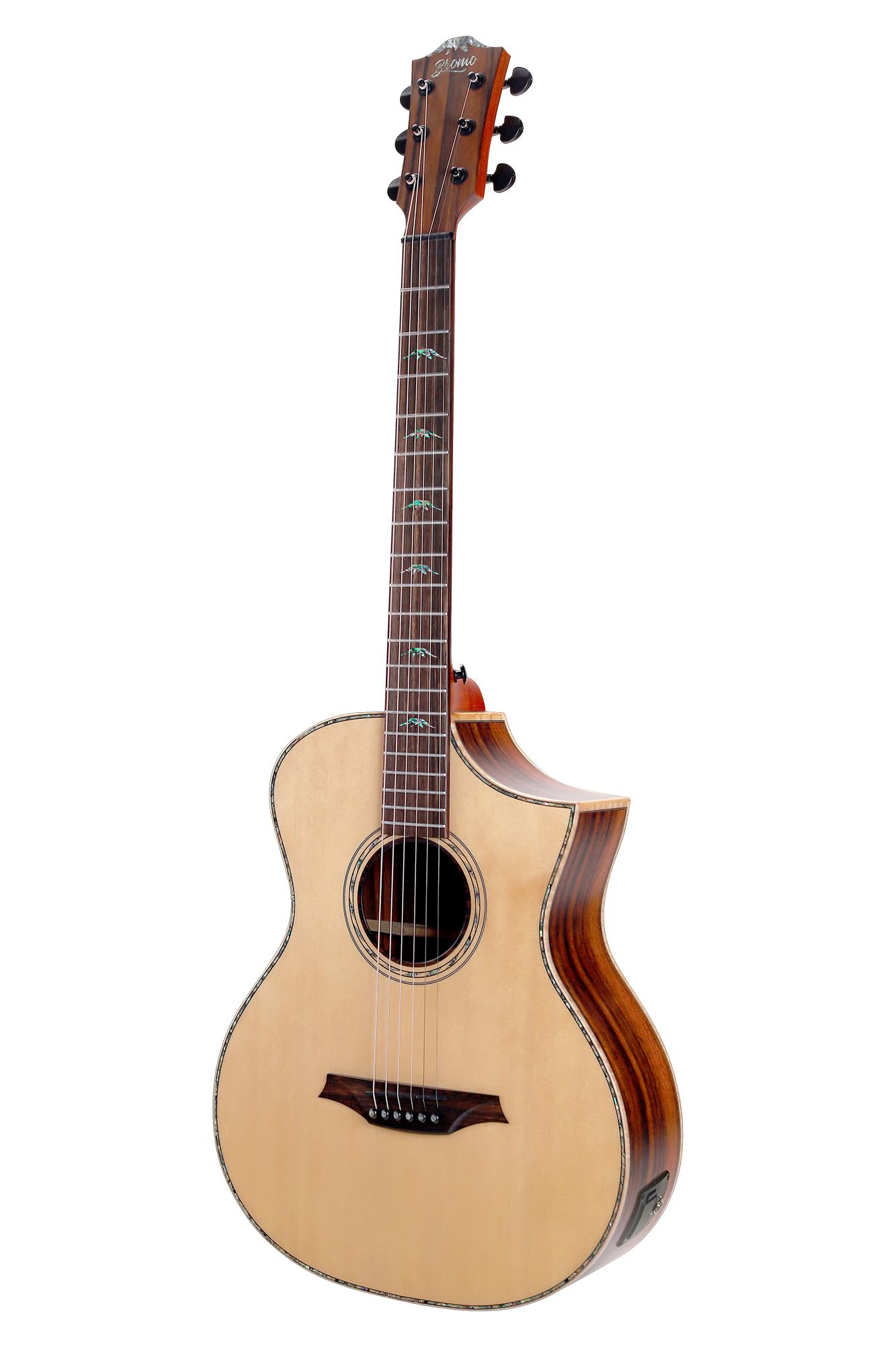 Amazon.com: Bromo BAR 5CE All-Solid Cut-A-Way Acoustic/Electric