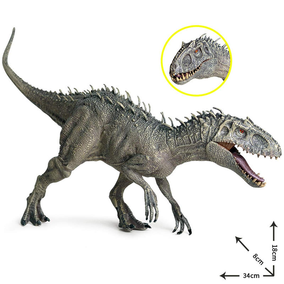 Amazon.co.jp: Eden Toys 大型 ハイブリッド 恐竜 フィギュア 34cm級
