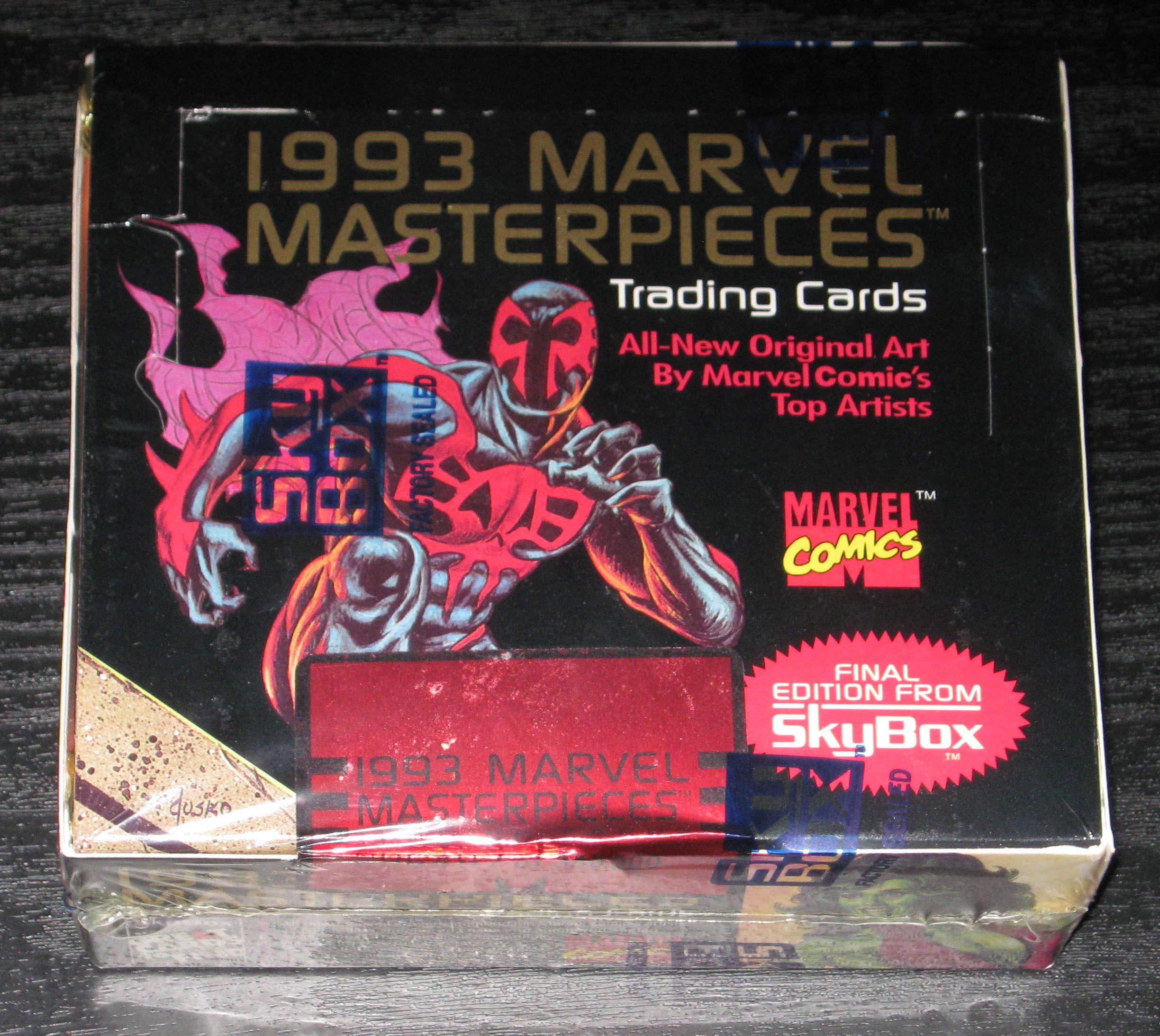 Amazon.com: 1993 Marvel Masterpieces Trading Card Box of 36 Packs