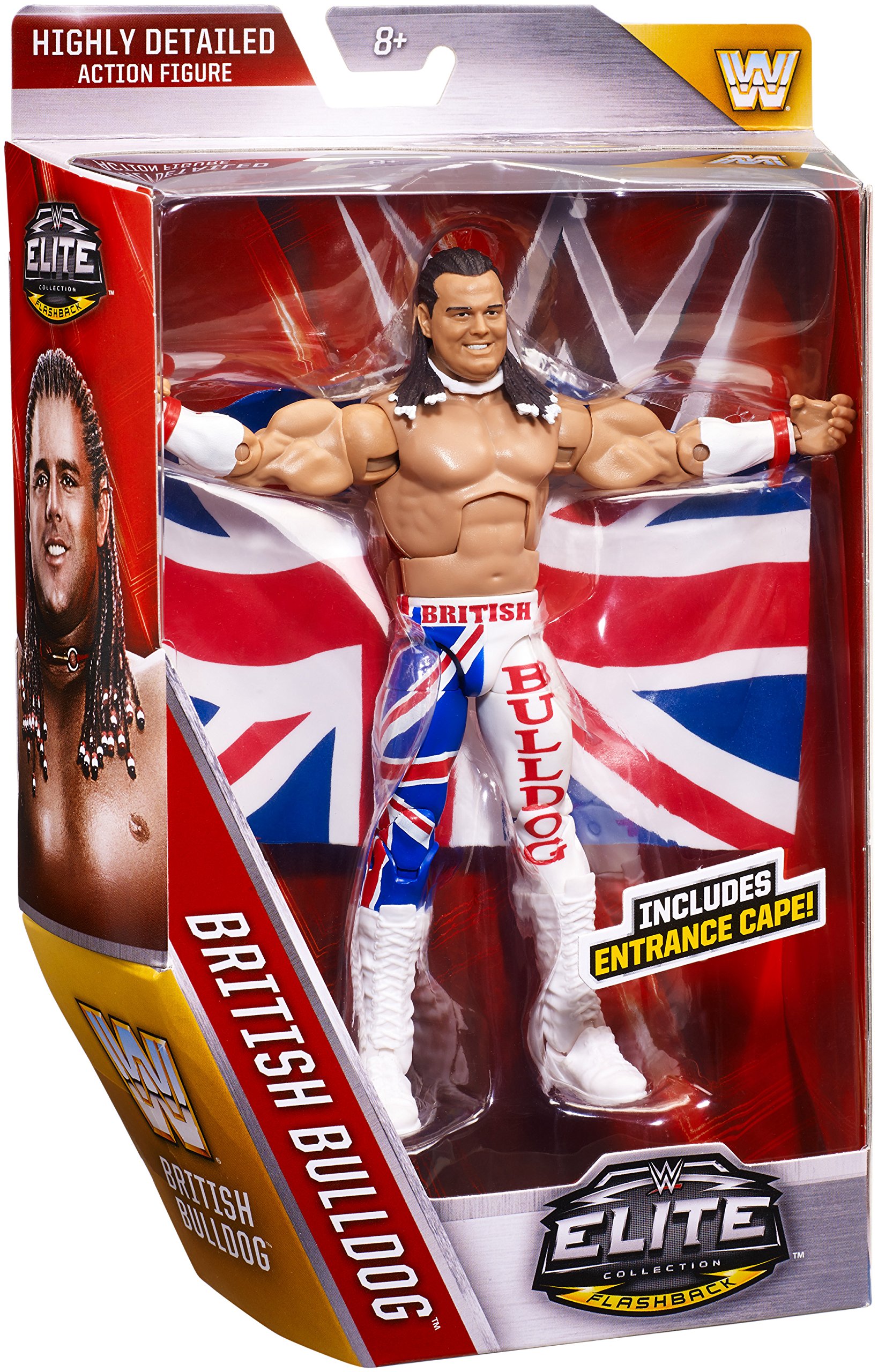 Amazon.com: WWE Elite Figure, British Bulldog : Sports & Outdoors