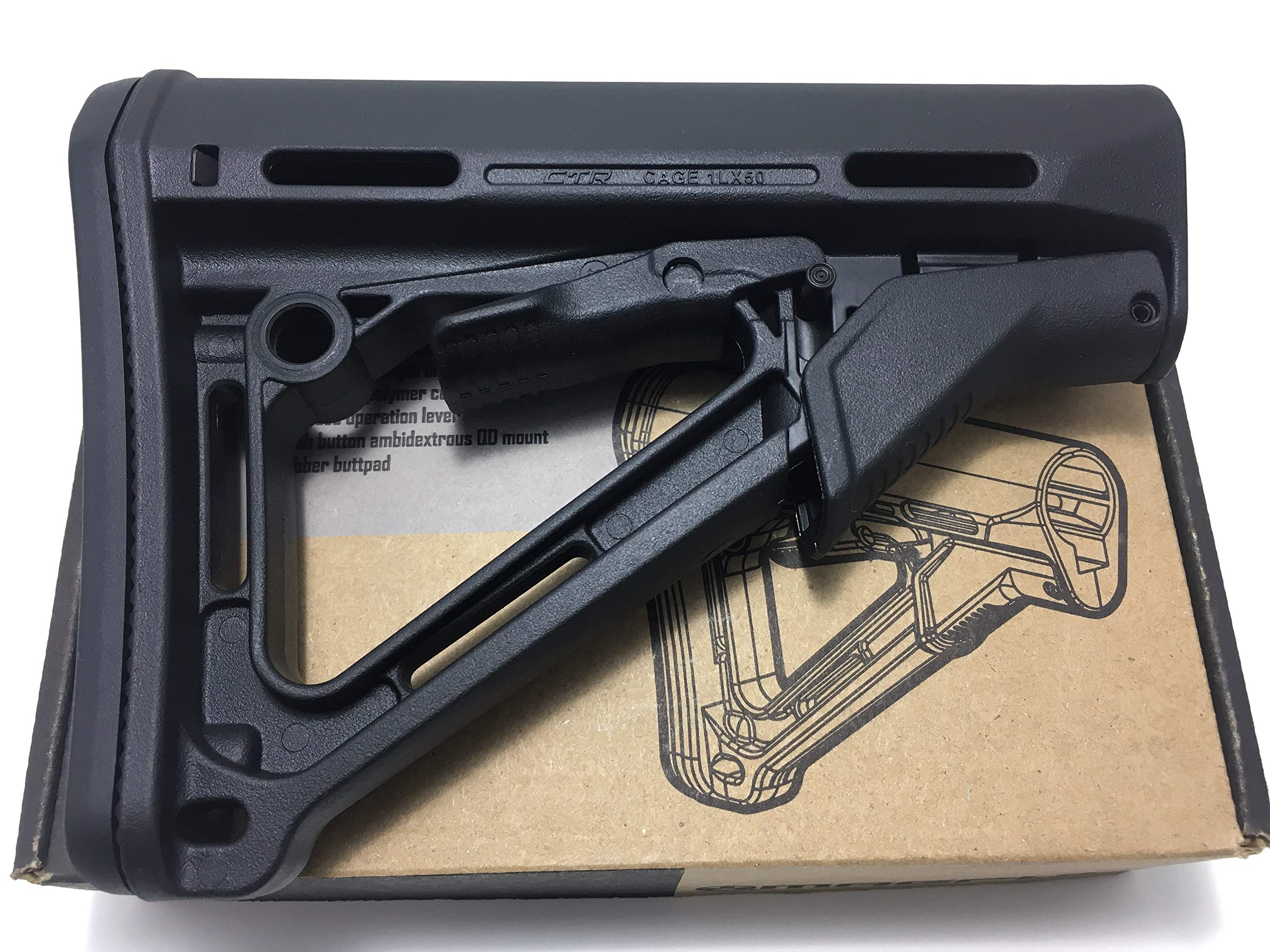 Amazon.co.jp: [実物] MAGPUL(マグプル) CTRストック Mil-Spec (Black