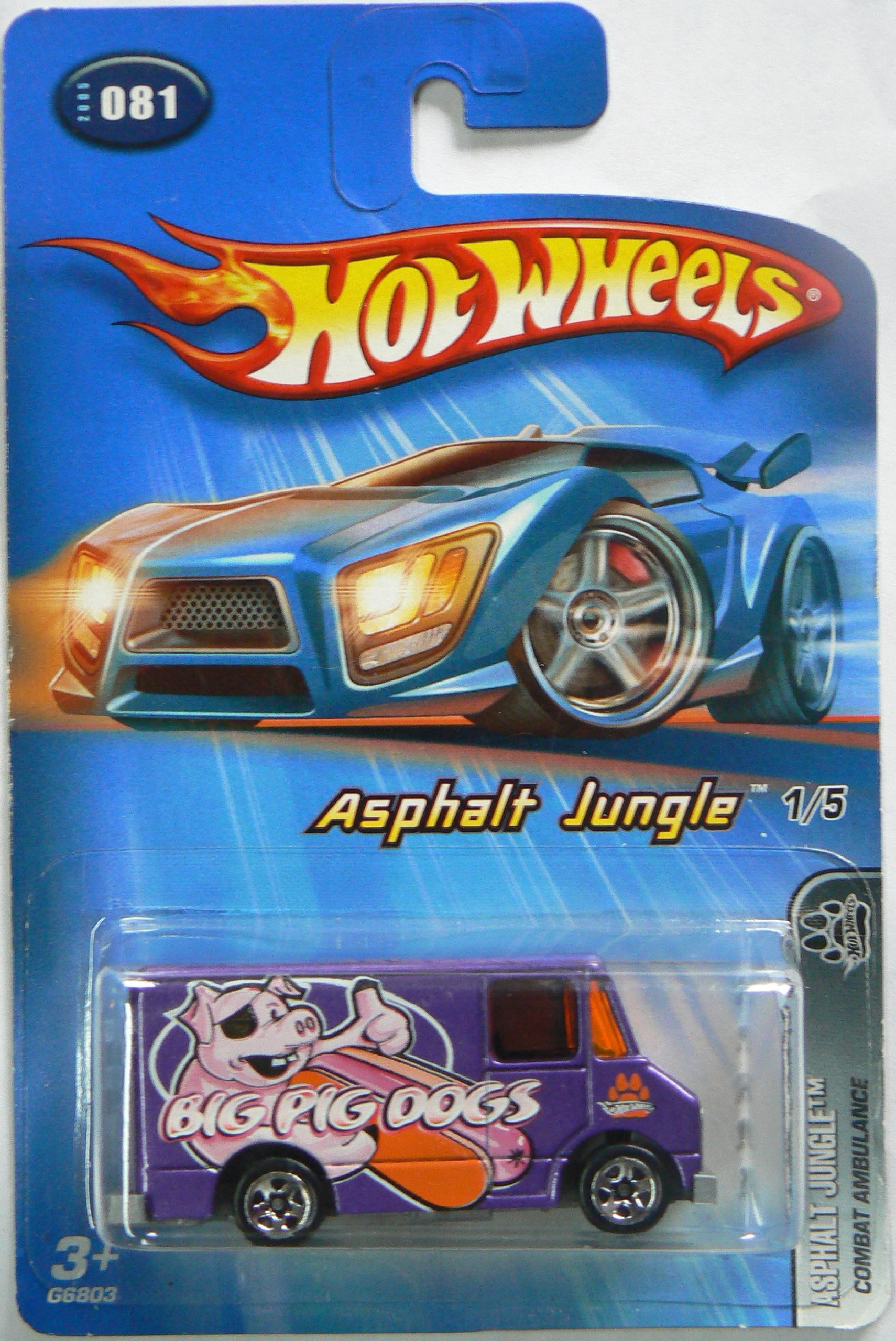 Amazon.com: Hot Wheels Asphalt Jungle #081 Combat Ambulance : Toys