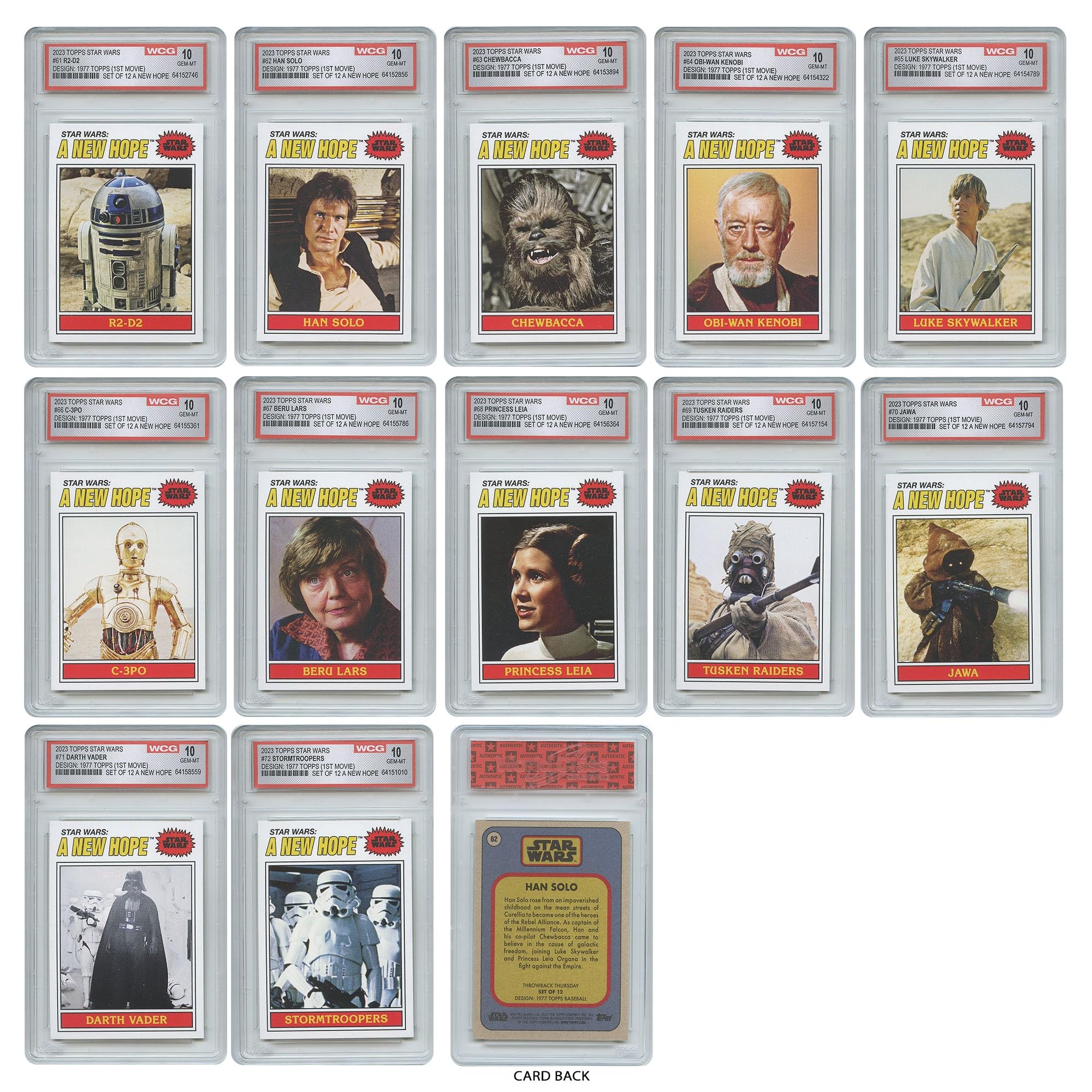 Amazon.com: 1977 Star Wars Topps Cards '23 Topps Edition - All