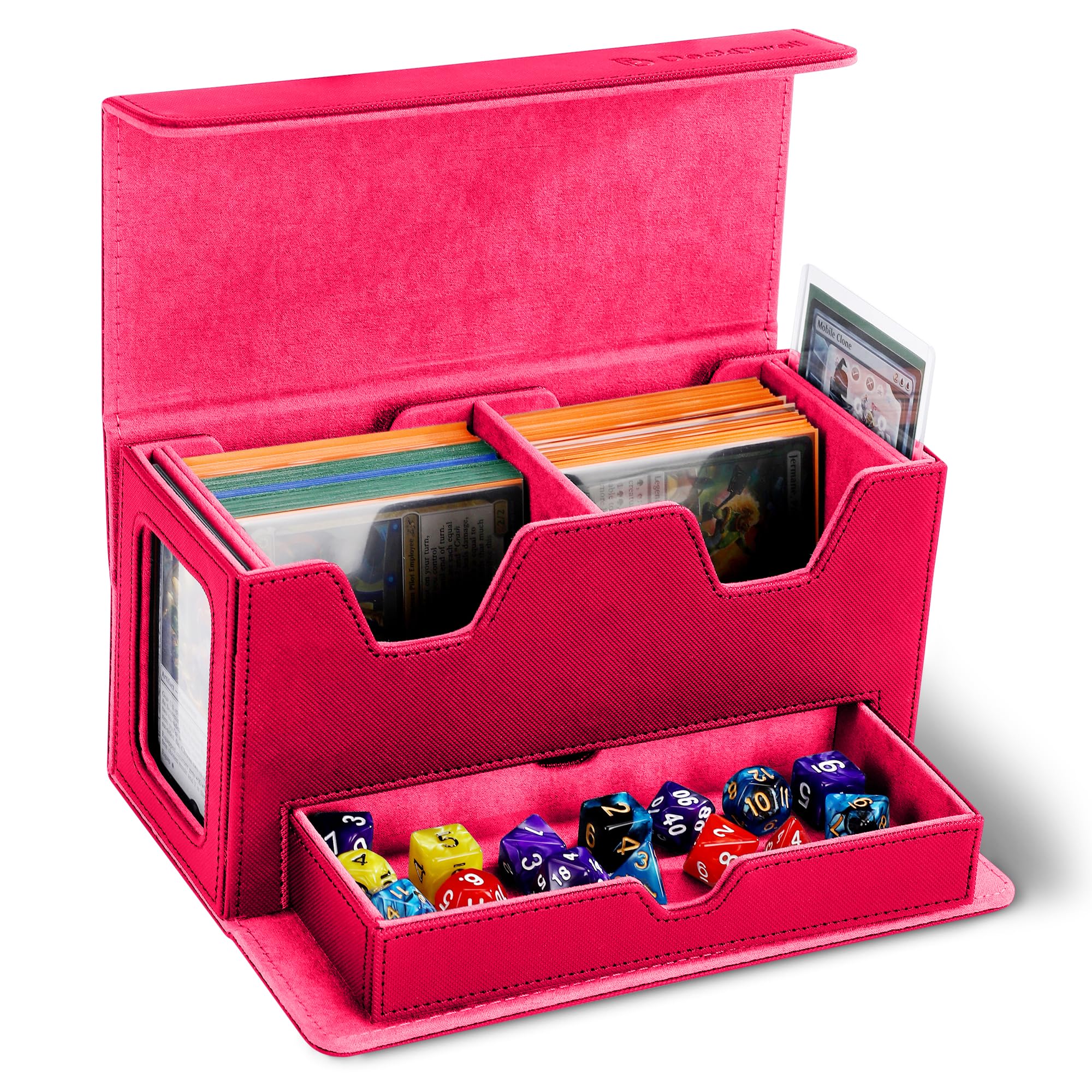 Amazon.co.jp: mtg デッキケース PUレザー | ダブルデッキケース 大