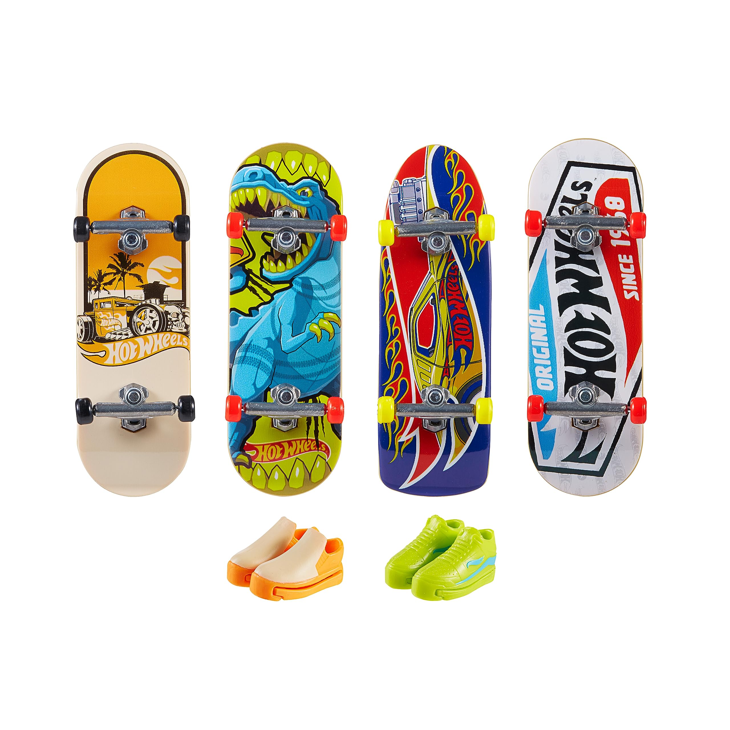 Amazon | Hot Wheels Skate 4 フィンガーボード & 取り外し可能な