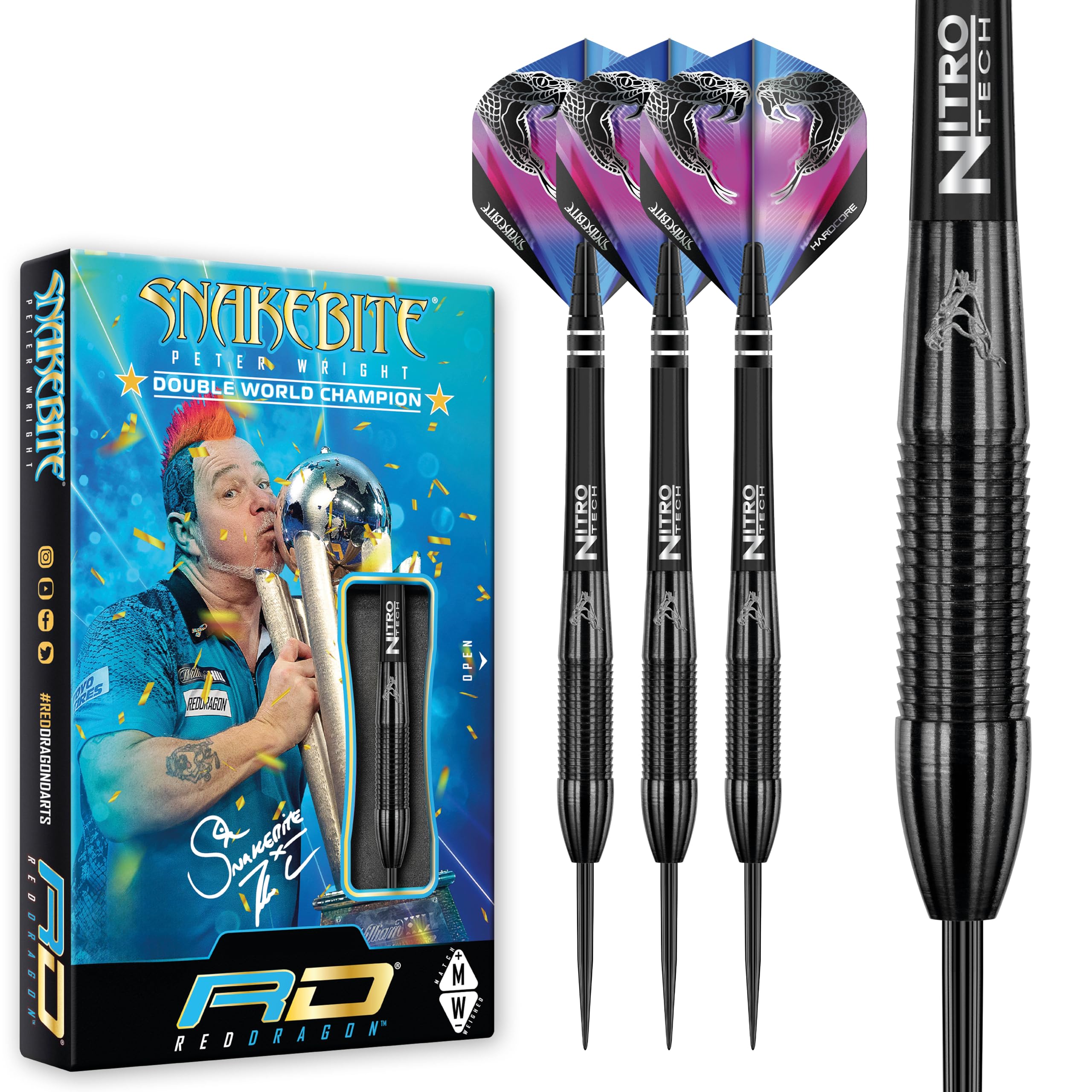 Amazon.co.jp: Red Dragon Peter Wright Snakebite 3：22gまたは26g