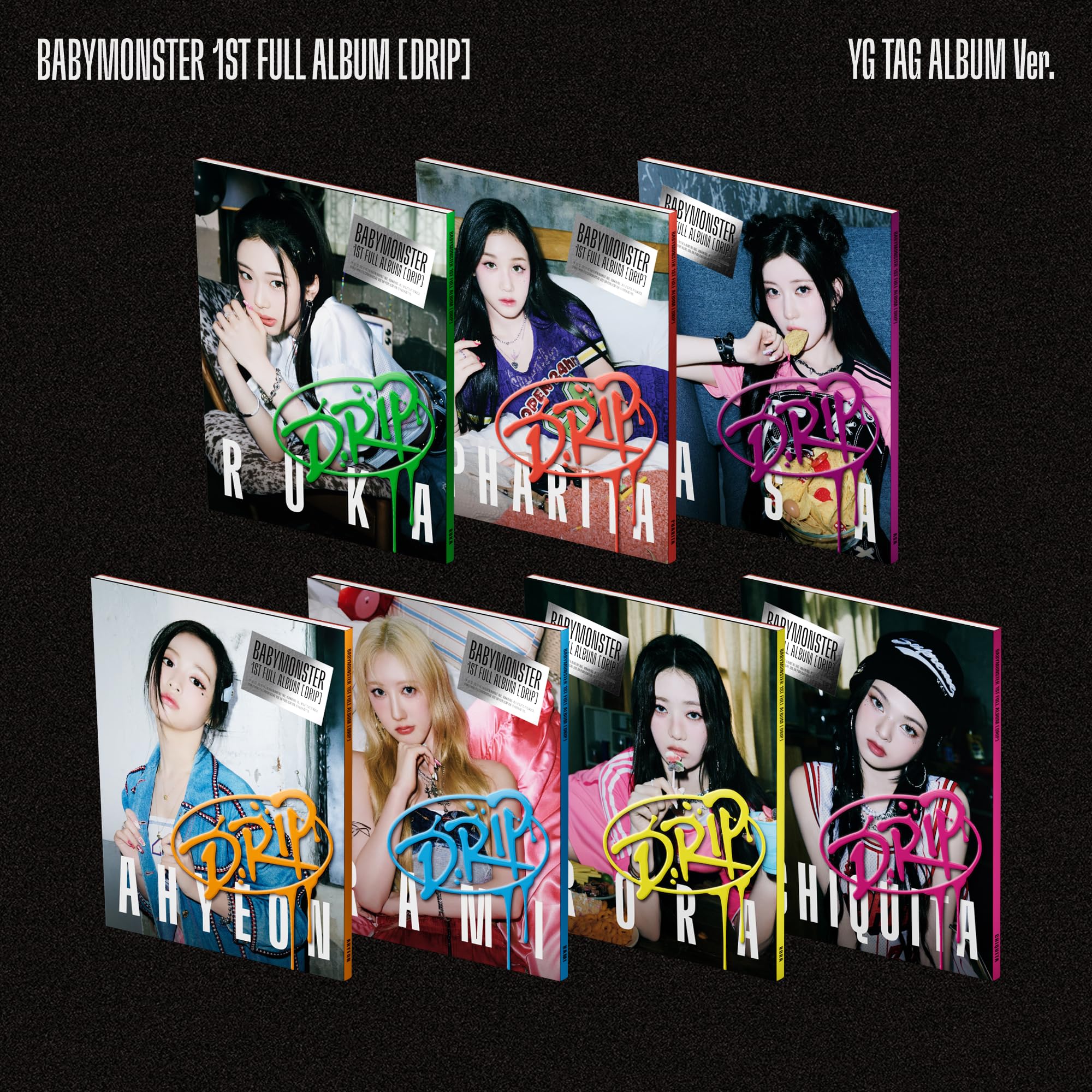 Amazon.co.jp: BABYMONSTER 1st FULL ALBUM [DRIP (YG TAG ALBUM Ver
