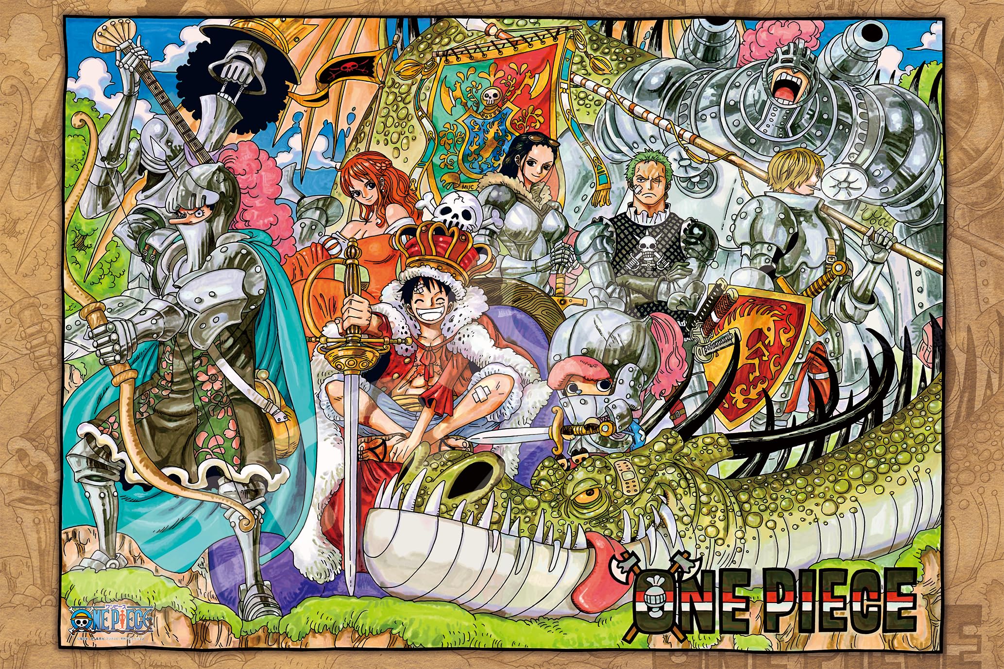 Ensky 1000 Piece Jigsaw Puzzle, One Piece, Memory of Artwork Vol