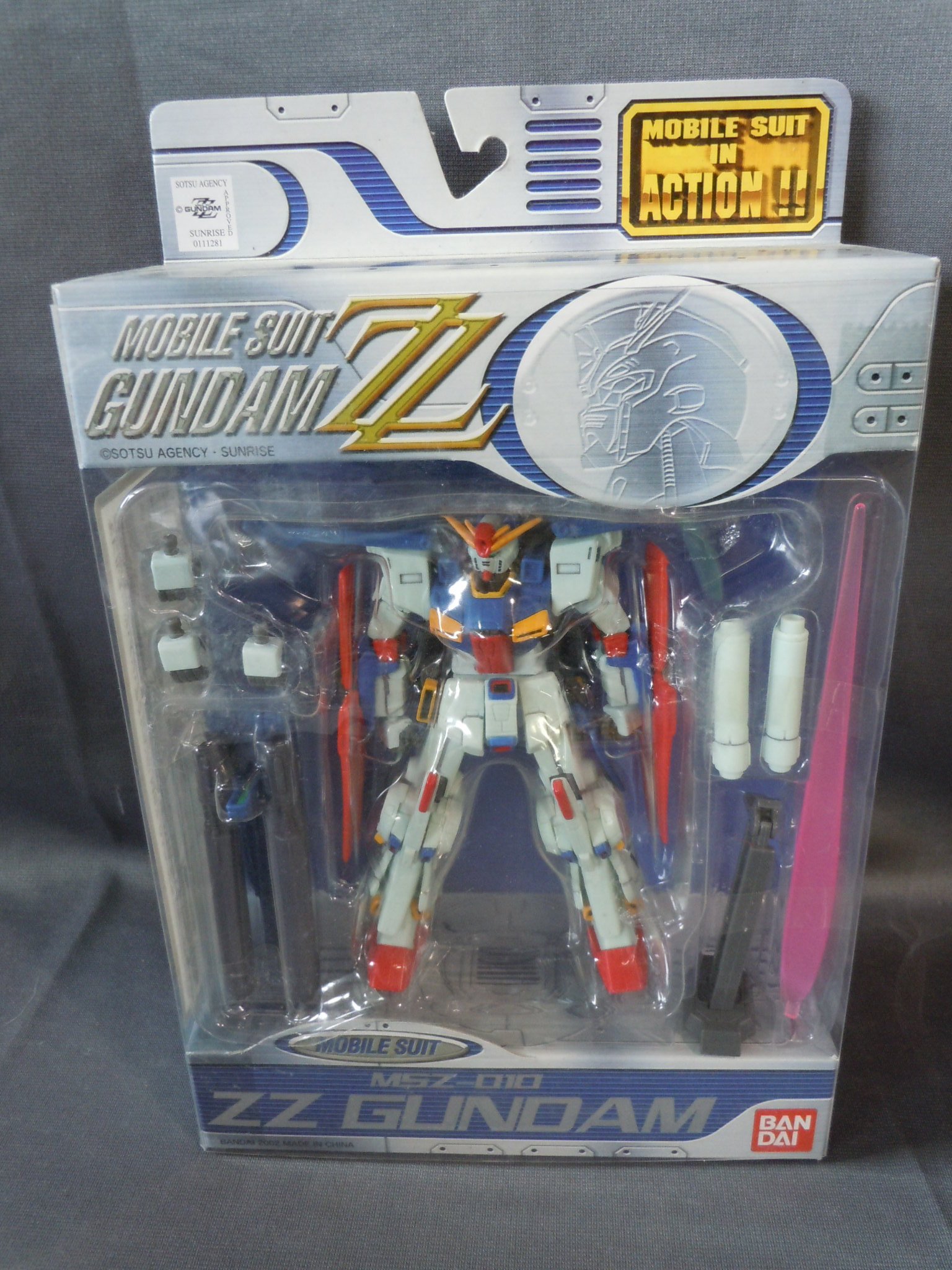 Amazon | TAMASHII NATIONS MS IN ACTION !! ZZガンダム | フィギュア