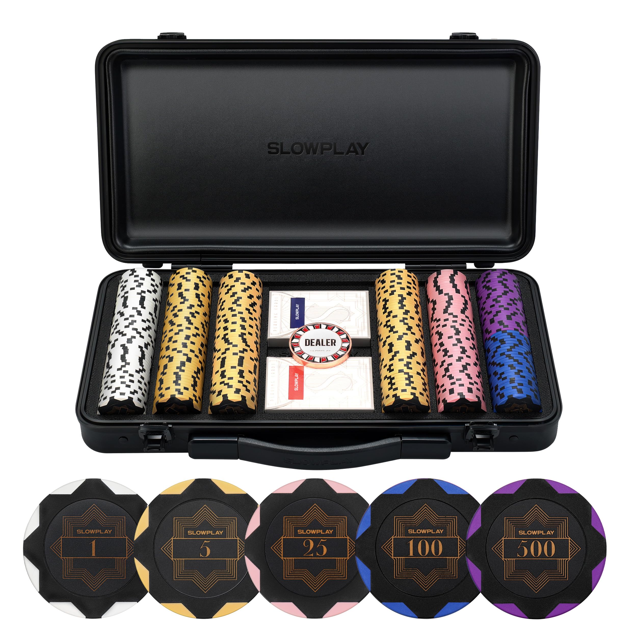 Amazon | SLOWPLAY Nash クレイポーカーチップセット 14g テキサス