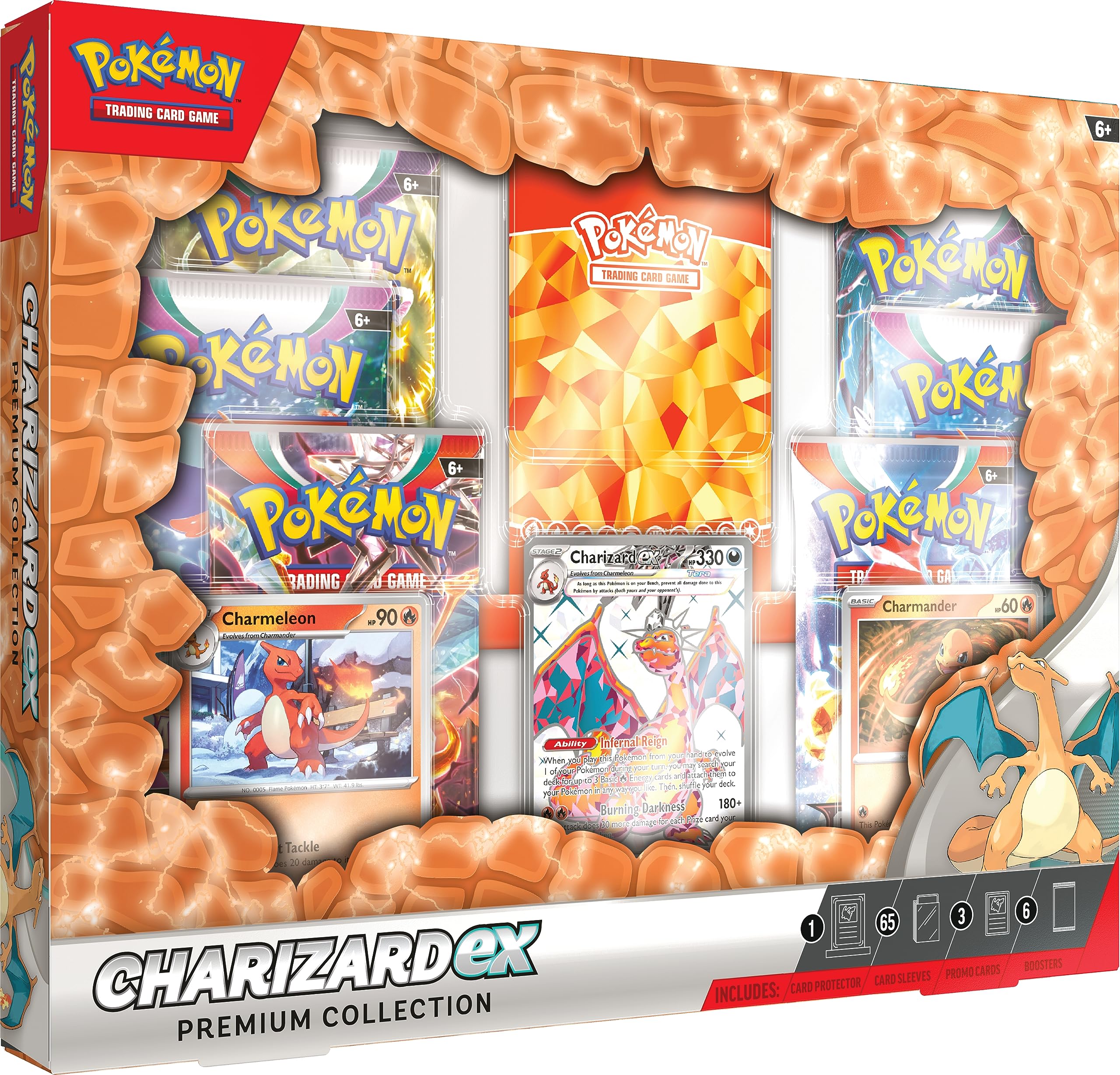 Amazon.co.jp: ポケモンTCG:リザードンexプレミアムコレクション