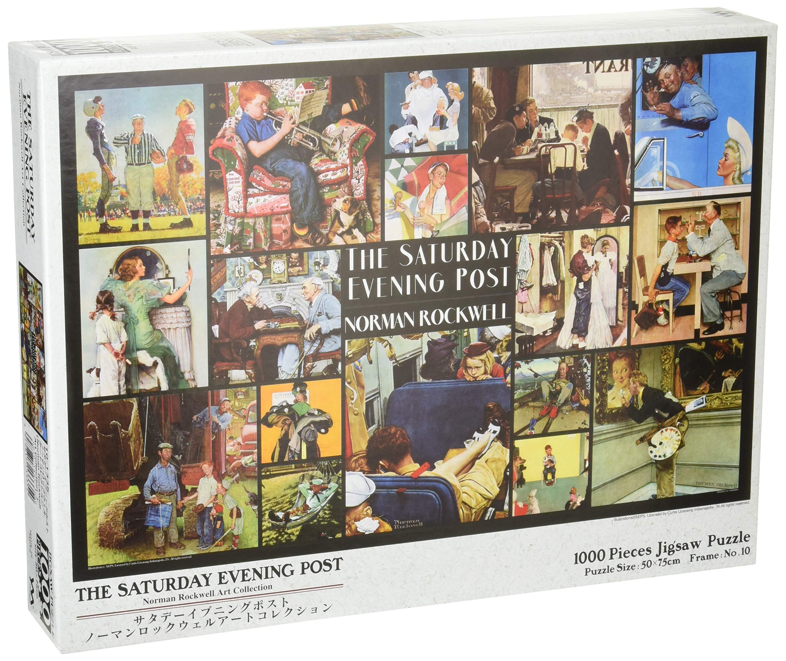 Amazon.co.jp: 1000 Piece Jigsaw Puzzle Saturday Evening Post