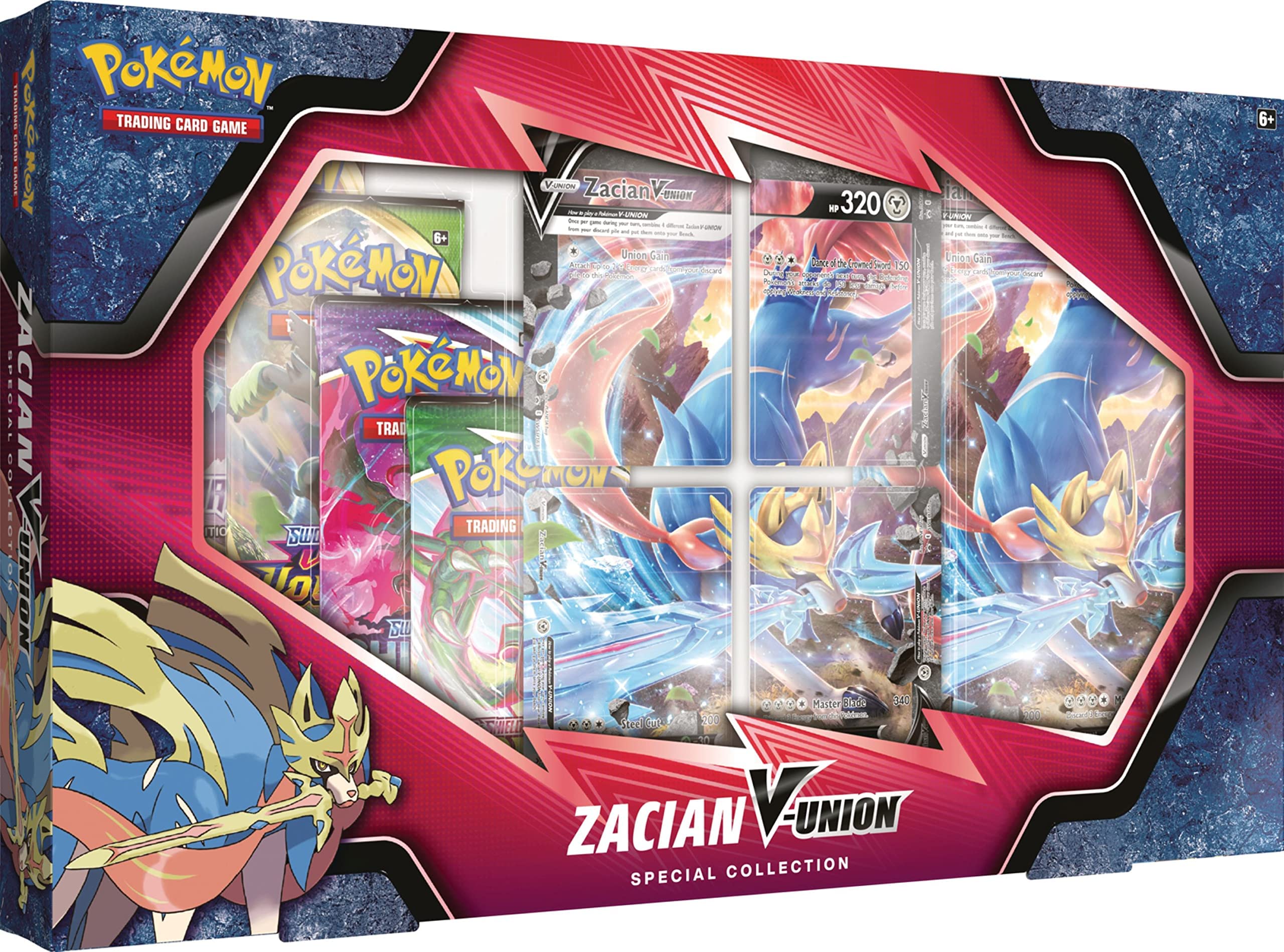 Amazon.com: Pokemon V-Union Special Collection - Zacian : Toys & Games