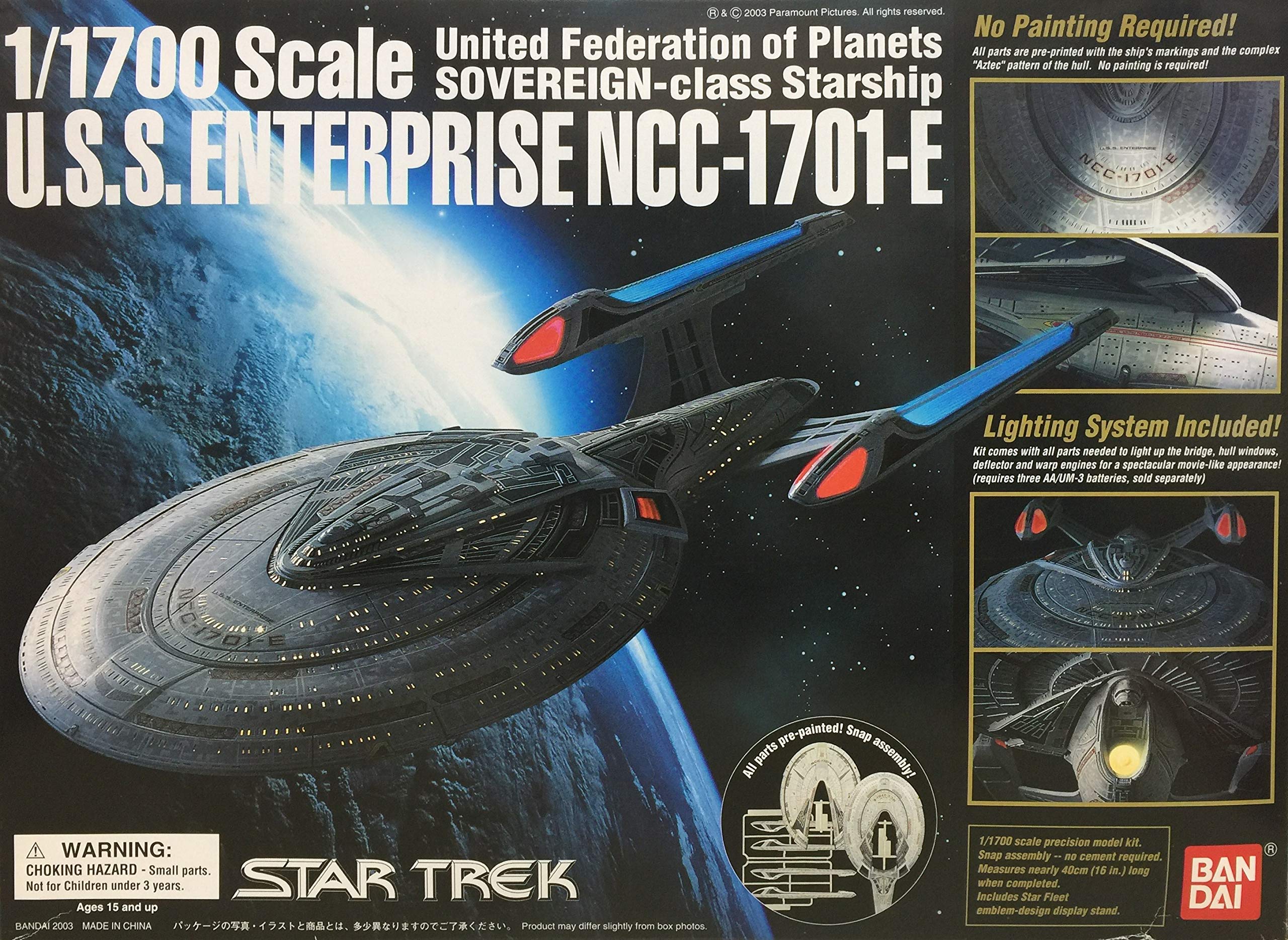Amazon | スタートレック 1/1700 U.S.S.エンタープライズ | プラモデル